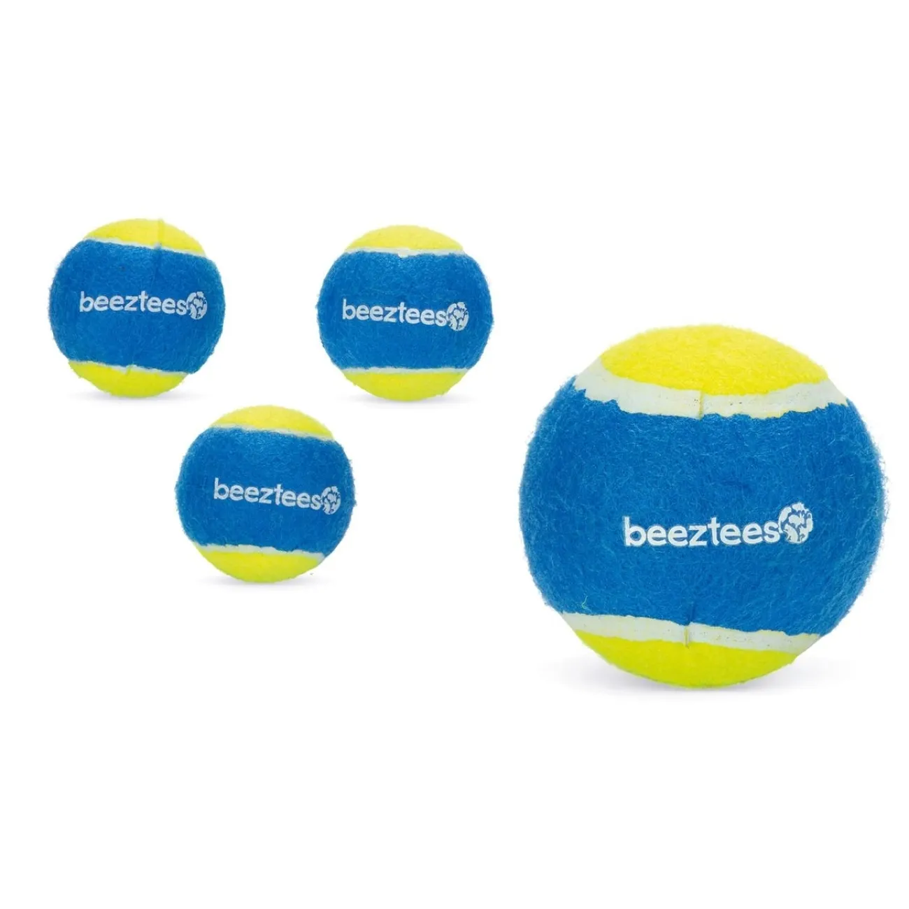 Beeztees Wasserspielzeug | Hundebälle- Fetch Tennisball für Hunde blau