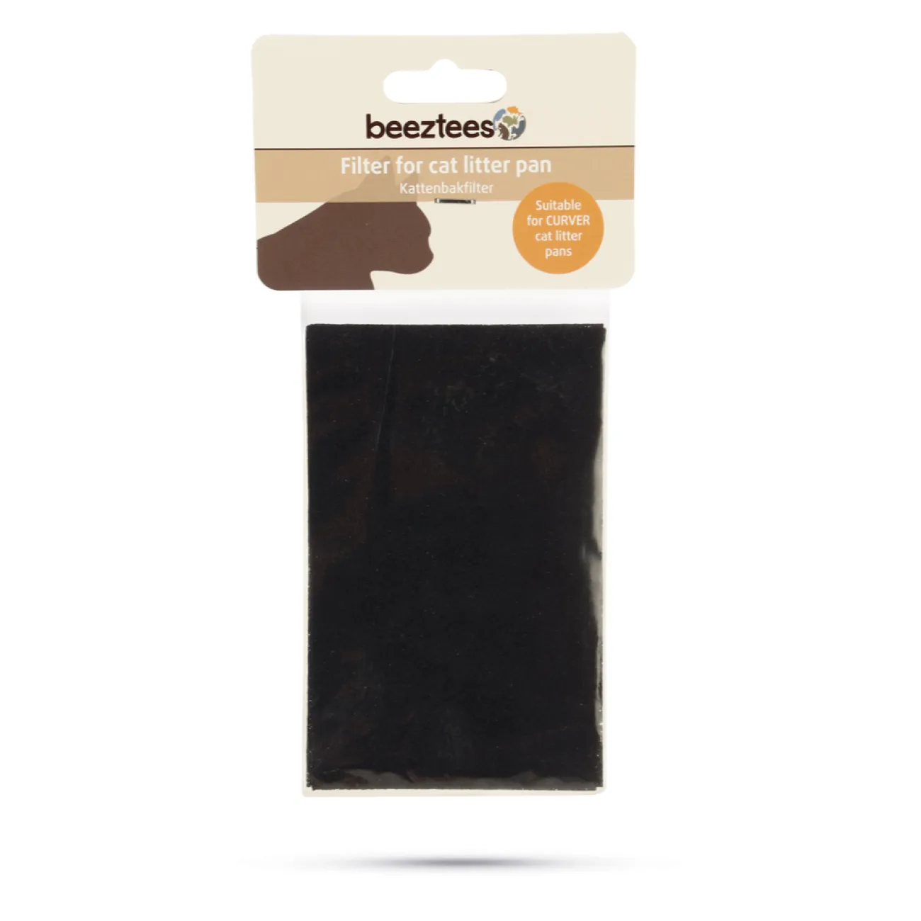 Beeztees Curver Haustier | Toilettenschränke- Filter für Curver Petlife Katzentoilette schwarz