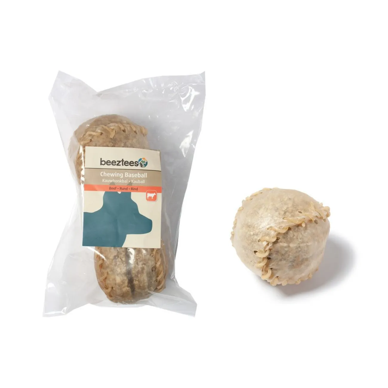 Beeztees Trainingssnacks Für Hunde | Trainersnacks- Hundesnack Baseball aus Rinderhaut