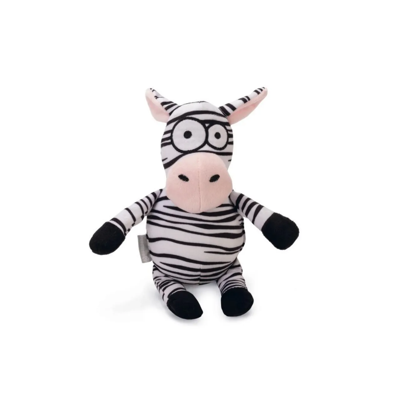 Beeztees Wasserspielzeug | Hundebälle- Hundespielzeug Zebra Yip aus Plüsch schwarz