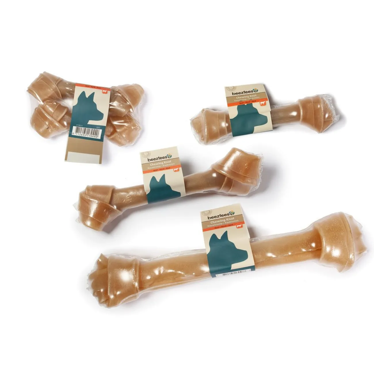 Beeztees Trainingssnacks Für Hunde | Trainersnacks- Kauknoten Rinderhaut für Hunde