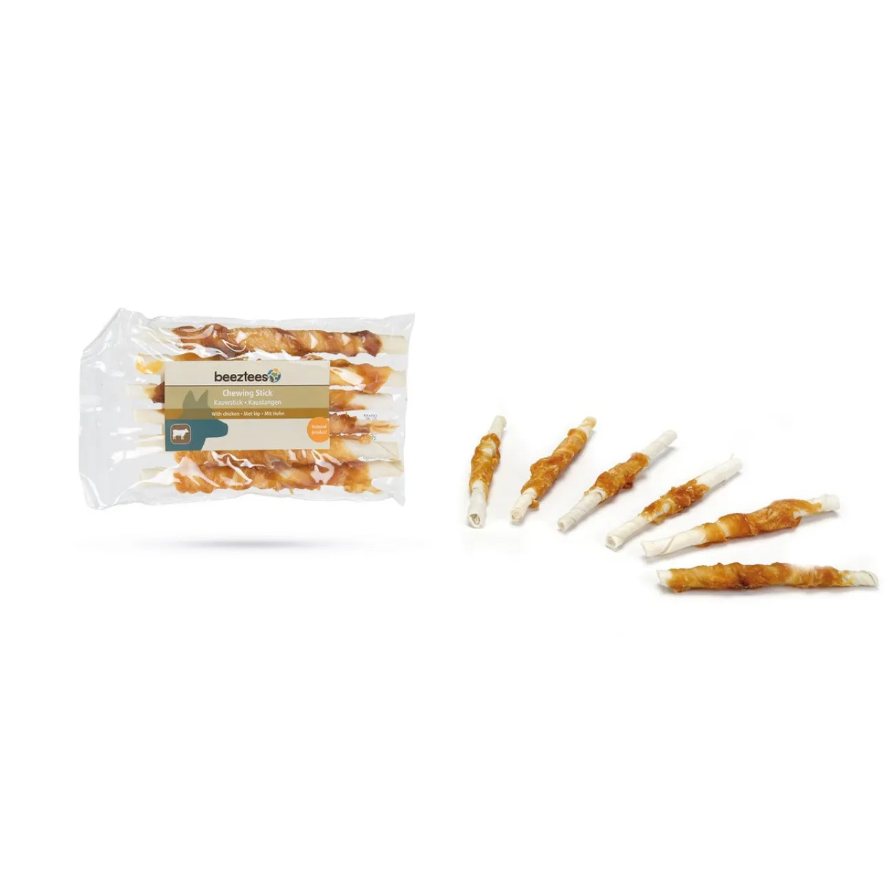 Beeztees Trainingssnacks Für Hunde | Trainersnacks- Kaustange mit Huhn für Hunde