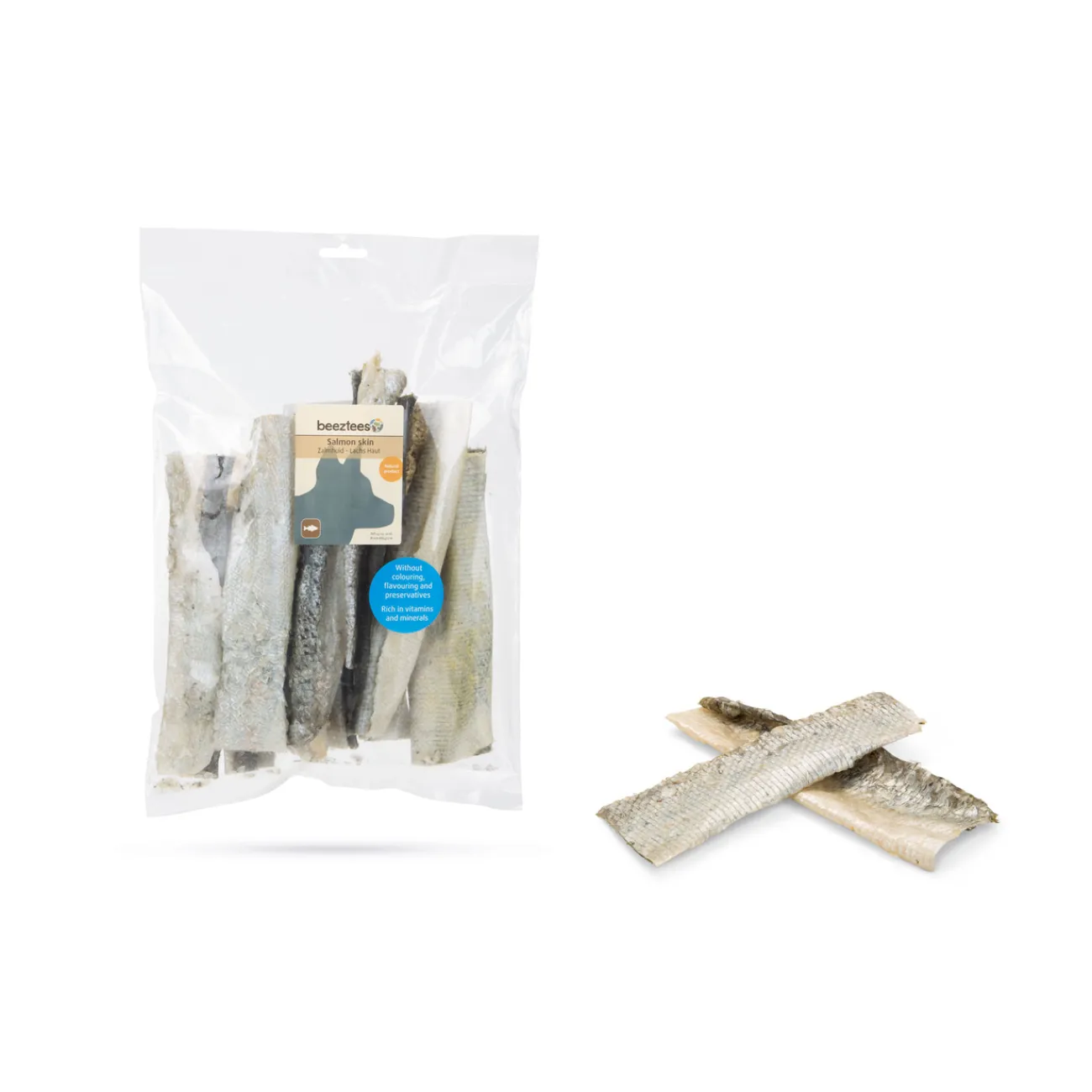 Beeztees Trainingssnacks Für Hunde | Trainersnacks- Lachshaut Hundesnack