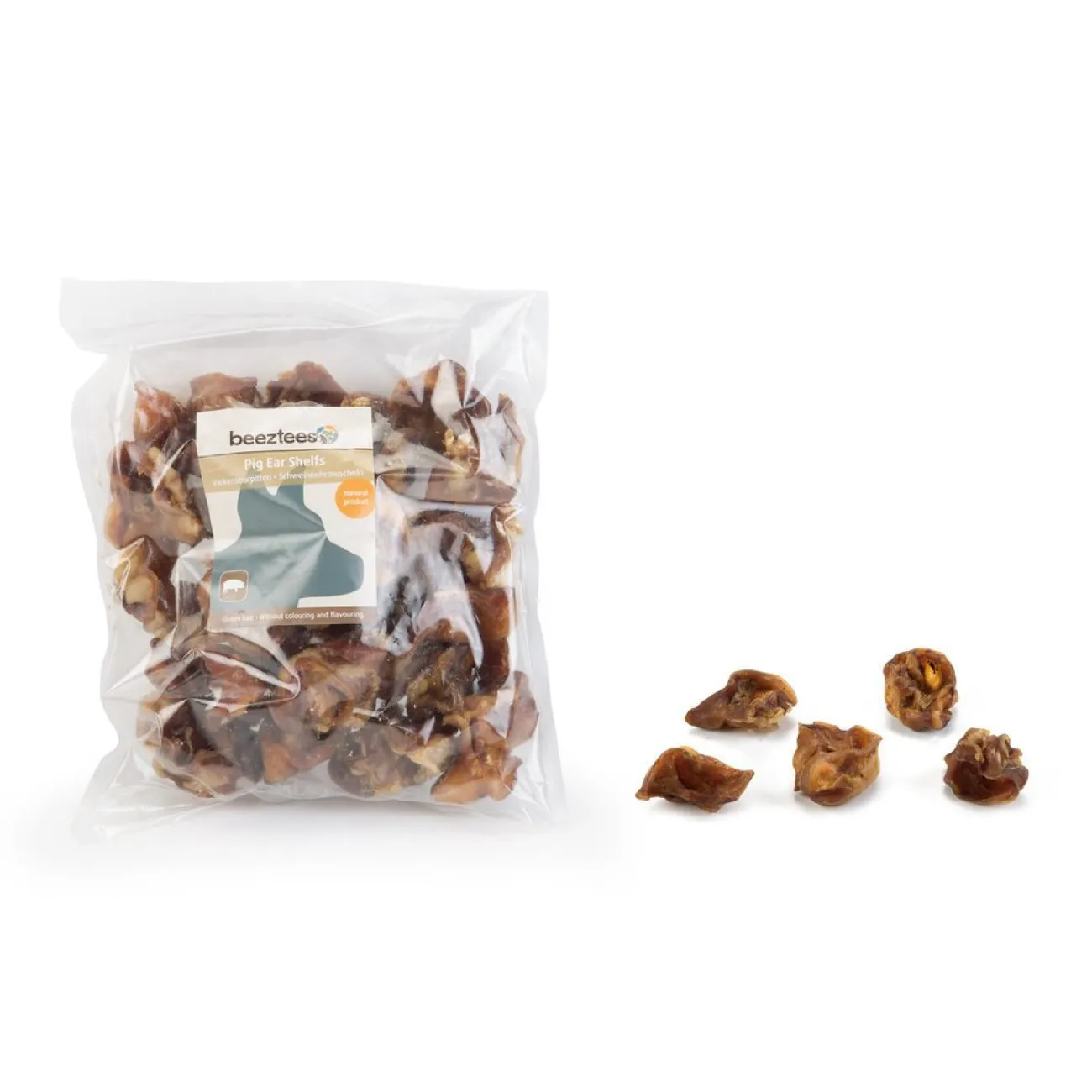 Beeztees Trainingssnacks Für Hunde | Trainersnacks- Schweineohrmuscheln für Hunde