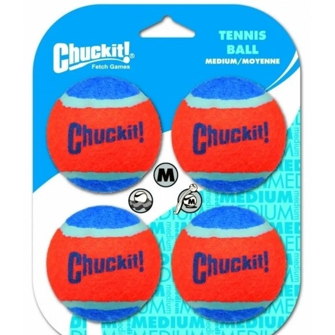 Chuckit Wasserspielzeug | Hundebälle-! Tennis Balls 4er mittel