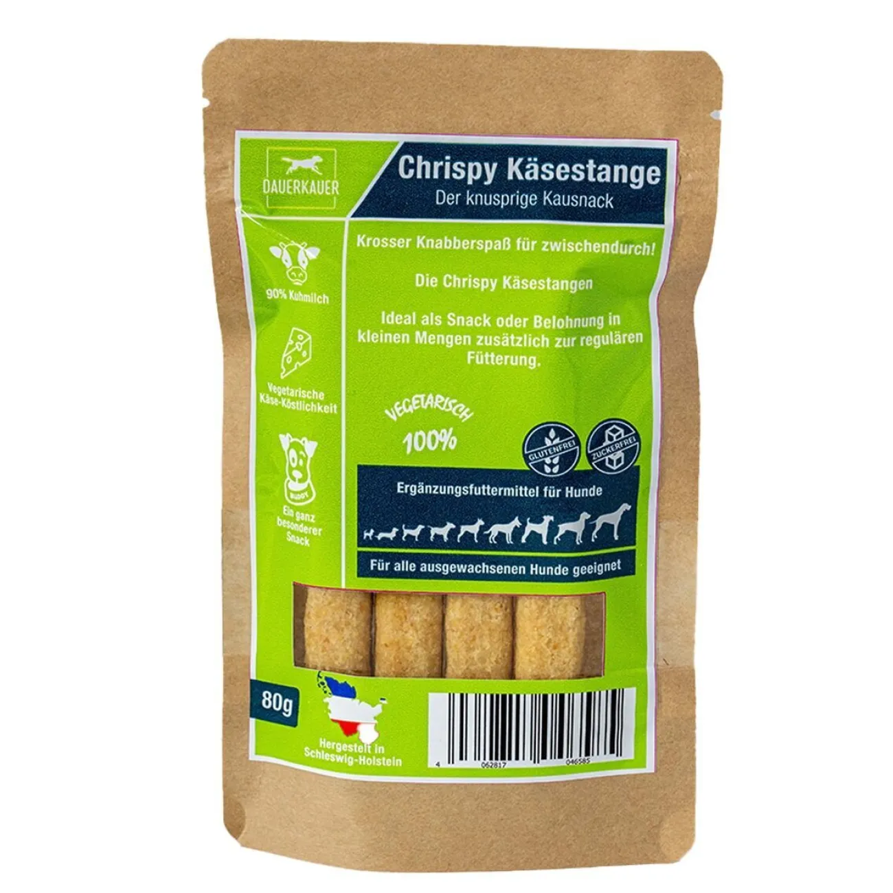 Dauerkauer Trainingssnacks Für Hunde | Trainersnacks- Crispy Käsestange Kausnack für Hunde
