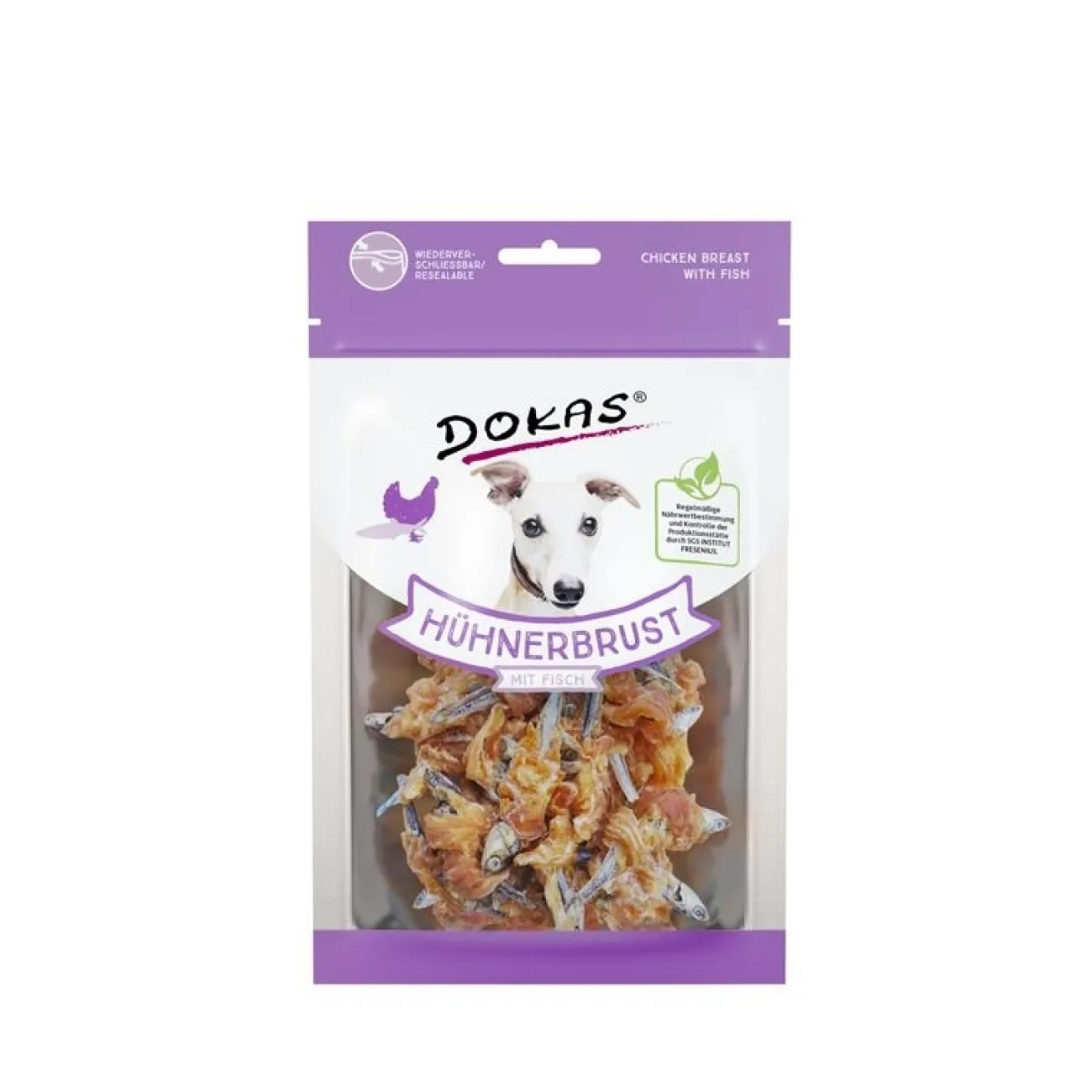 Dokas Trainingssnacks Für Hunde | Trainersnacks- Hunde Snack Hühnerbrust mit Fisch