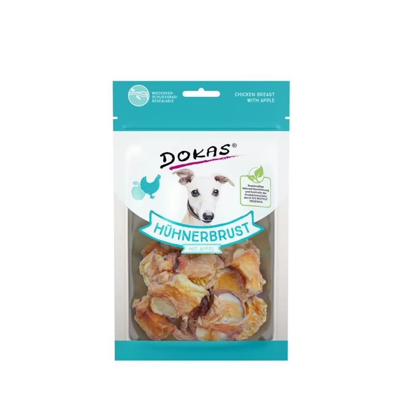 Dokas Trainingssnacks Für Hunde | Trainersnacks- Hunde Snack Hühnerbrustfilet mit Apfel