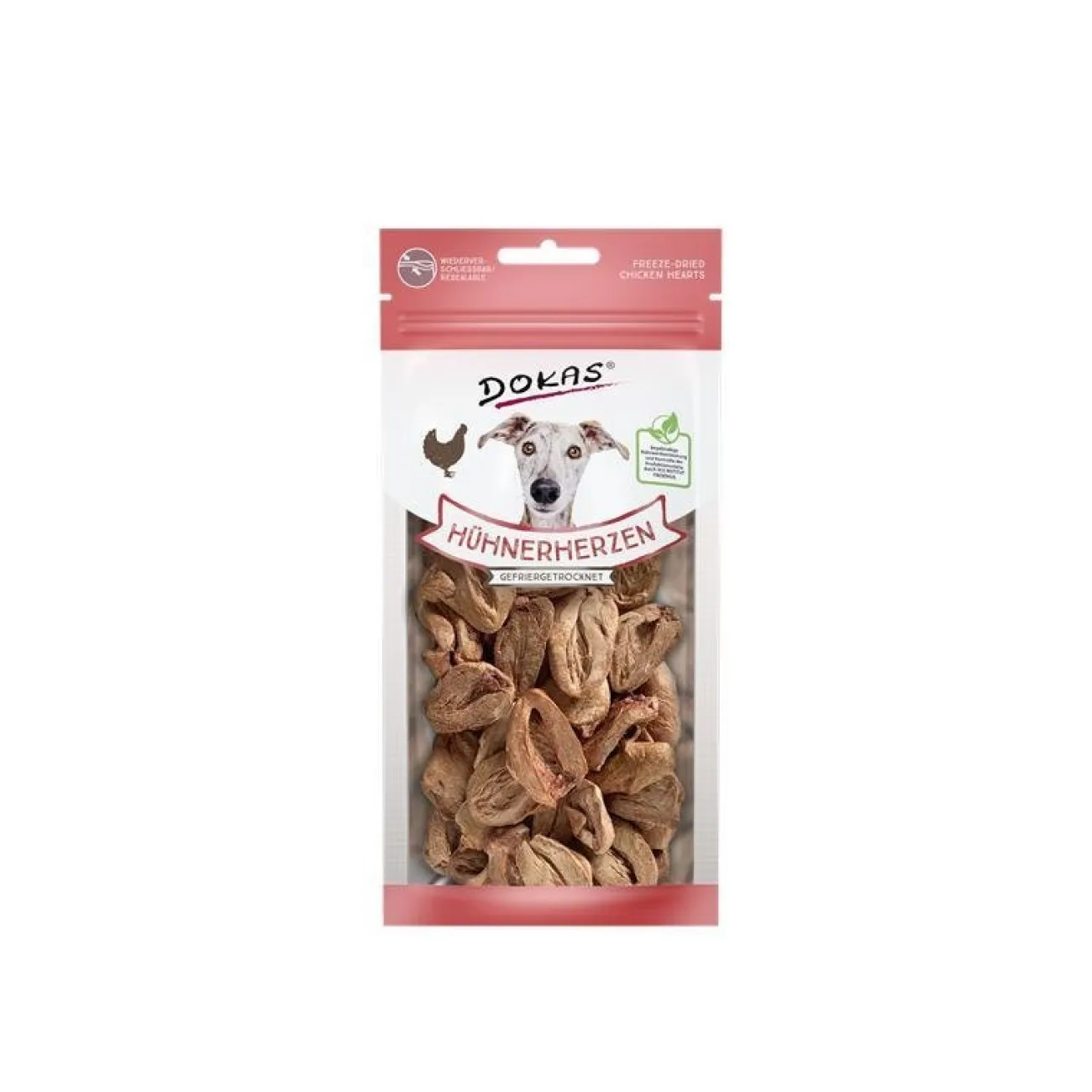 Dokas Trainingssnacks Für Hunde | Trainersnacks- Hundesnack getrocknete Hühnerherzen