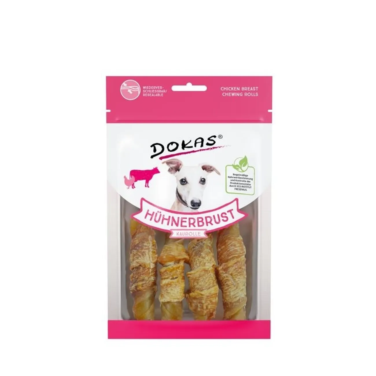 Dokas Trainingssnacks Für Hunde | Trainersnacks- Hundesnack Hühnerbrust Kaurolle