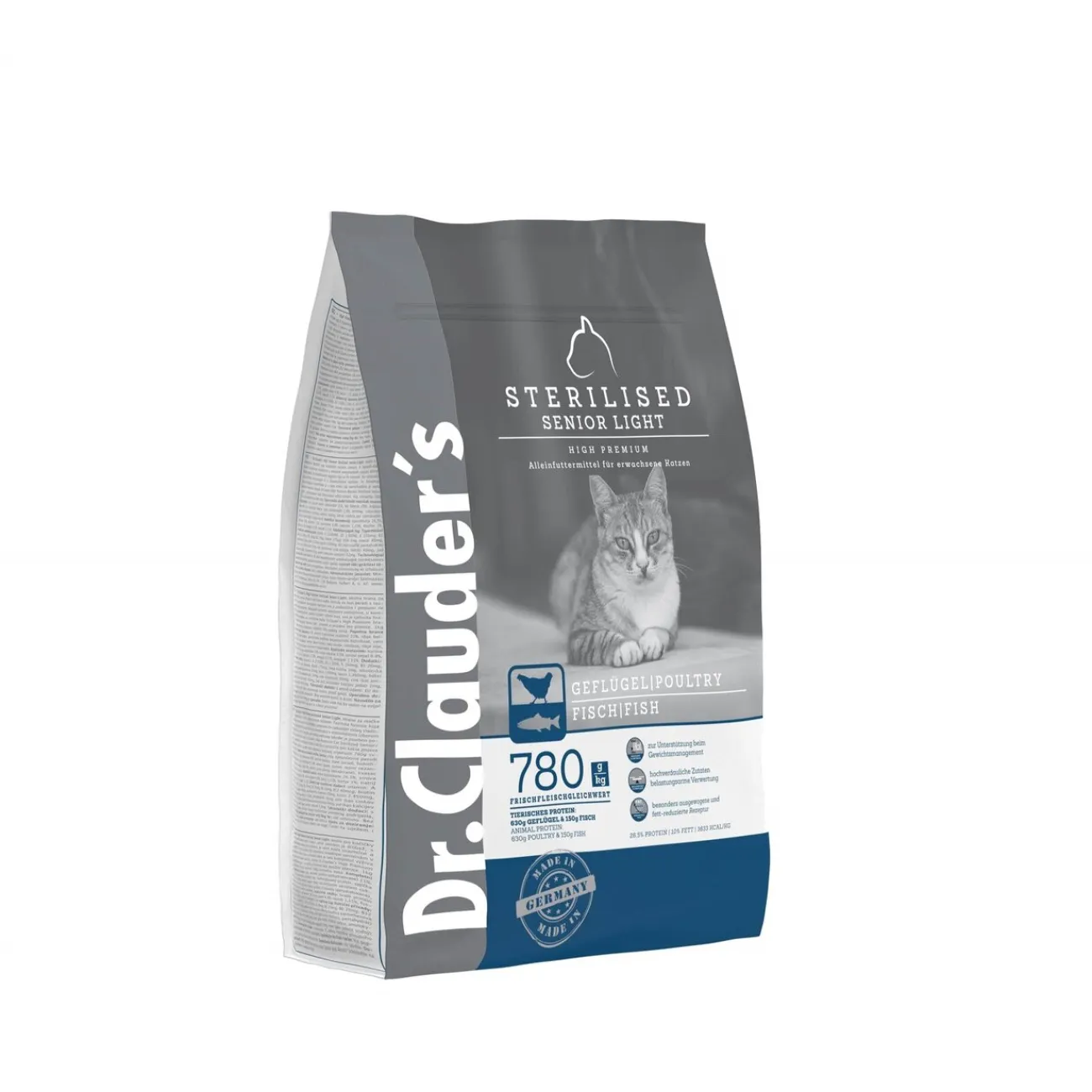 Dr. Clauders Dr. Clauders Katzenfutter | Katzenfutter- High Premium Sterilized Senior Light
