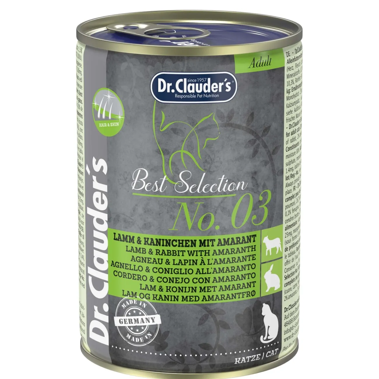 Dr. Clauders Dr. Clauders Katzenfutter | Katzenfutter- Katzenfutter Dose Best Selection Adult
