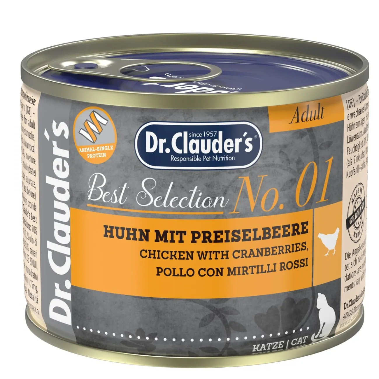 Dr. Clauders Dr. Clauders Katzenfutter | Katzenfutter- Katzenfutter Dose Best Selection Adult