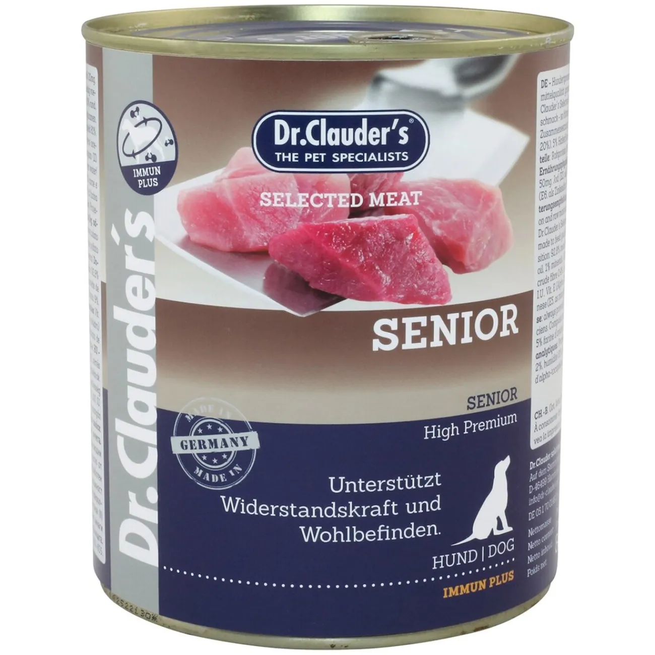 Dr. Clauders Hundefutter- Selected Meat Senior Nassfutter für Hunde