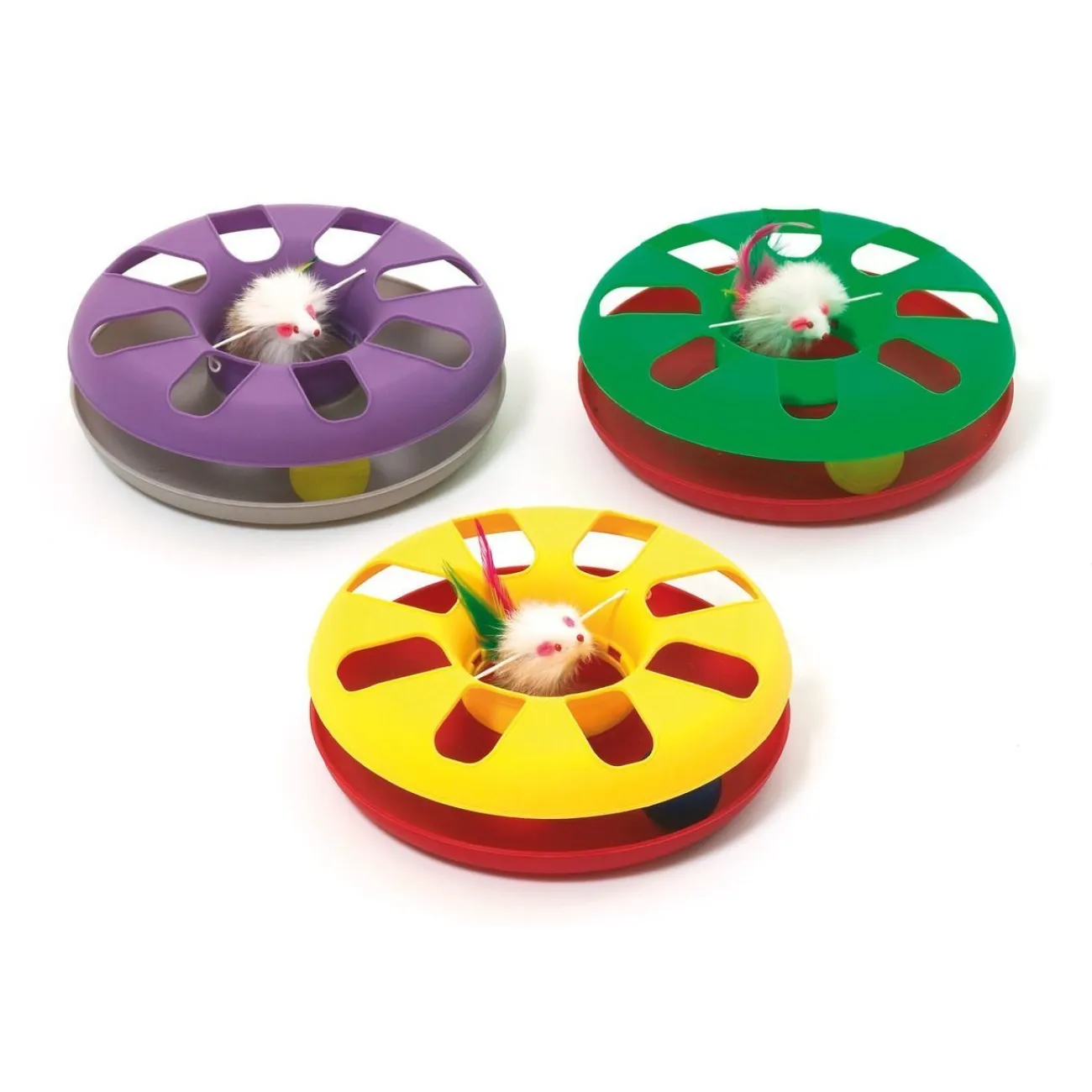 Karlie Kong Katzenspielzeug | Katzenspielzeug- Kitty Round About Spielrad