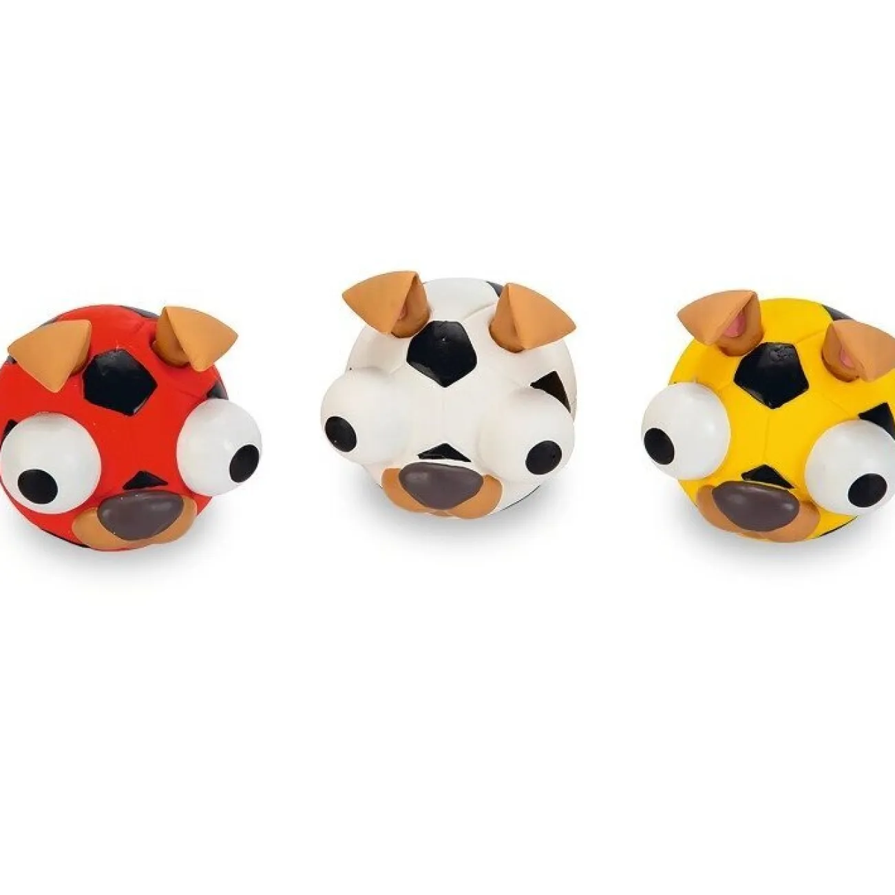 Karlie Wasserspielzeug | Hundebälle- Latex Fussball EM Soccer Dolls diverse
