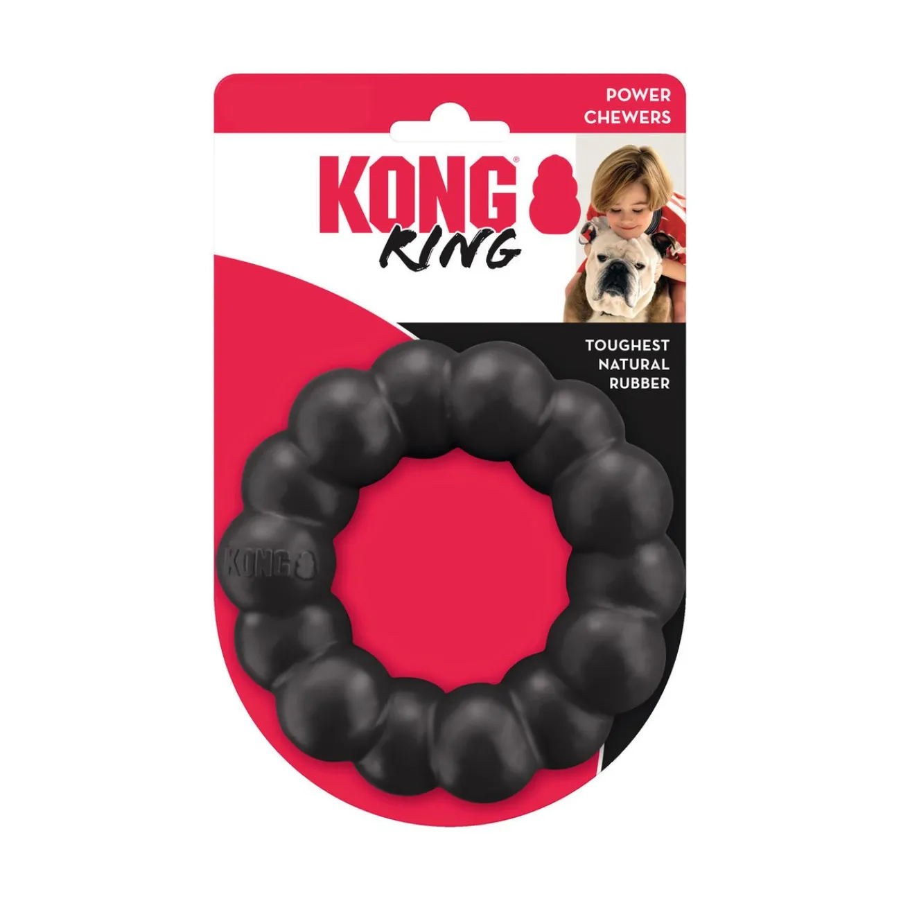 KONG Wasserspielzeug | Hundebälle- Extreme Ring schwarz