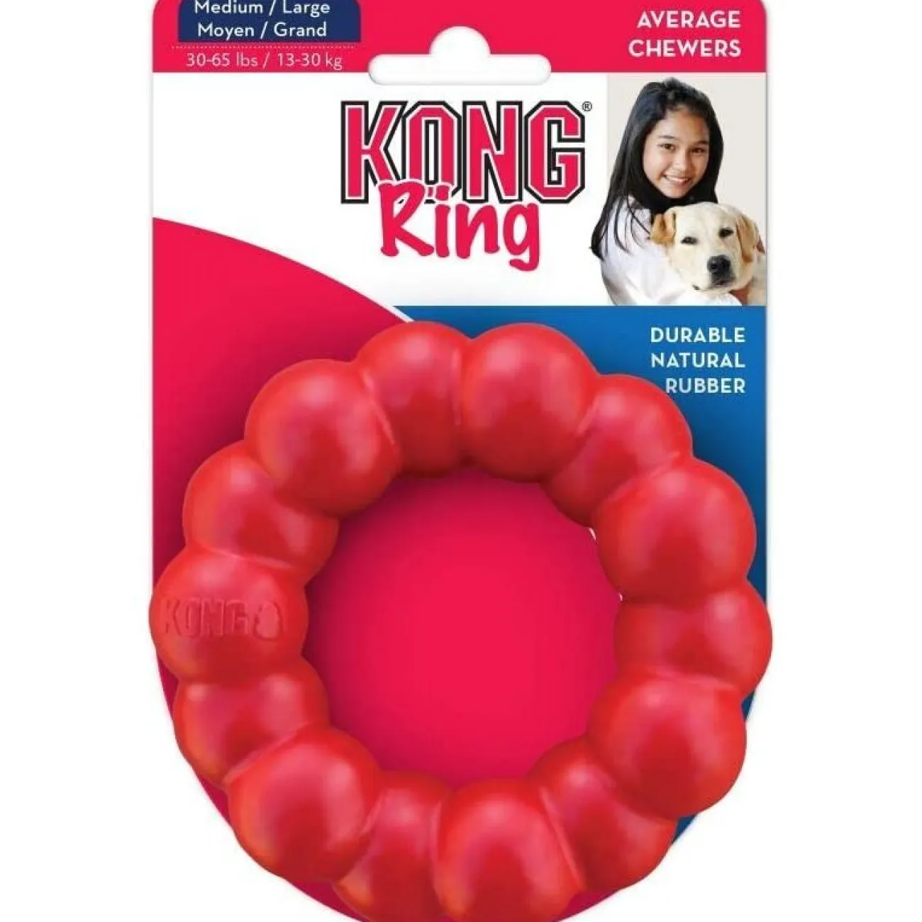 KONG Wasserspielzeug | Hundebälle- Hundespielzeug Ring rot