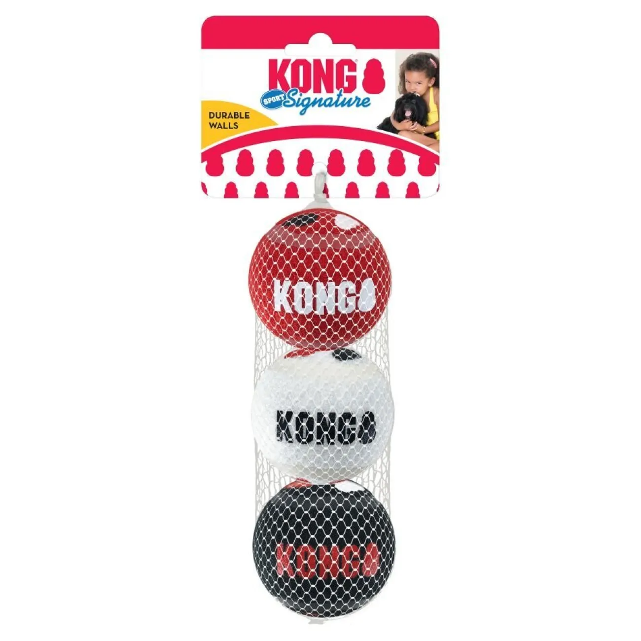 KONG Wasserspielzeug | Hundebälle- Signature Sport Balls Wurfball divers