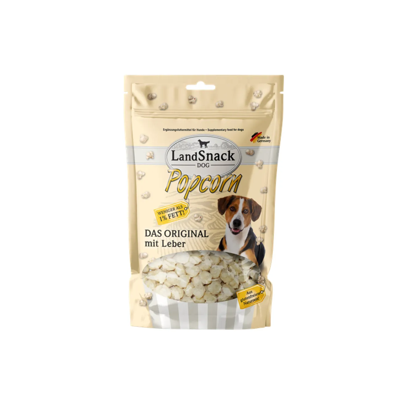 Landfleisch Trainingssnacks Für Hunde | Trainersnacks- LandSnack Hunde Popcorn mit Leber