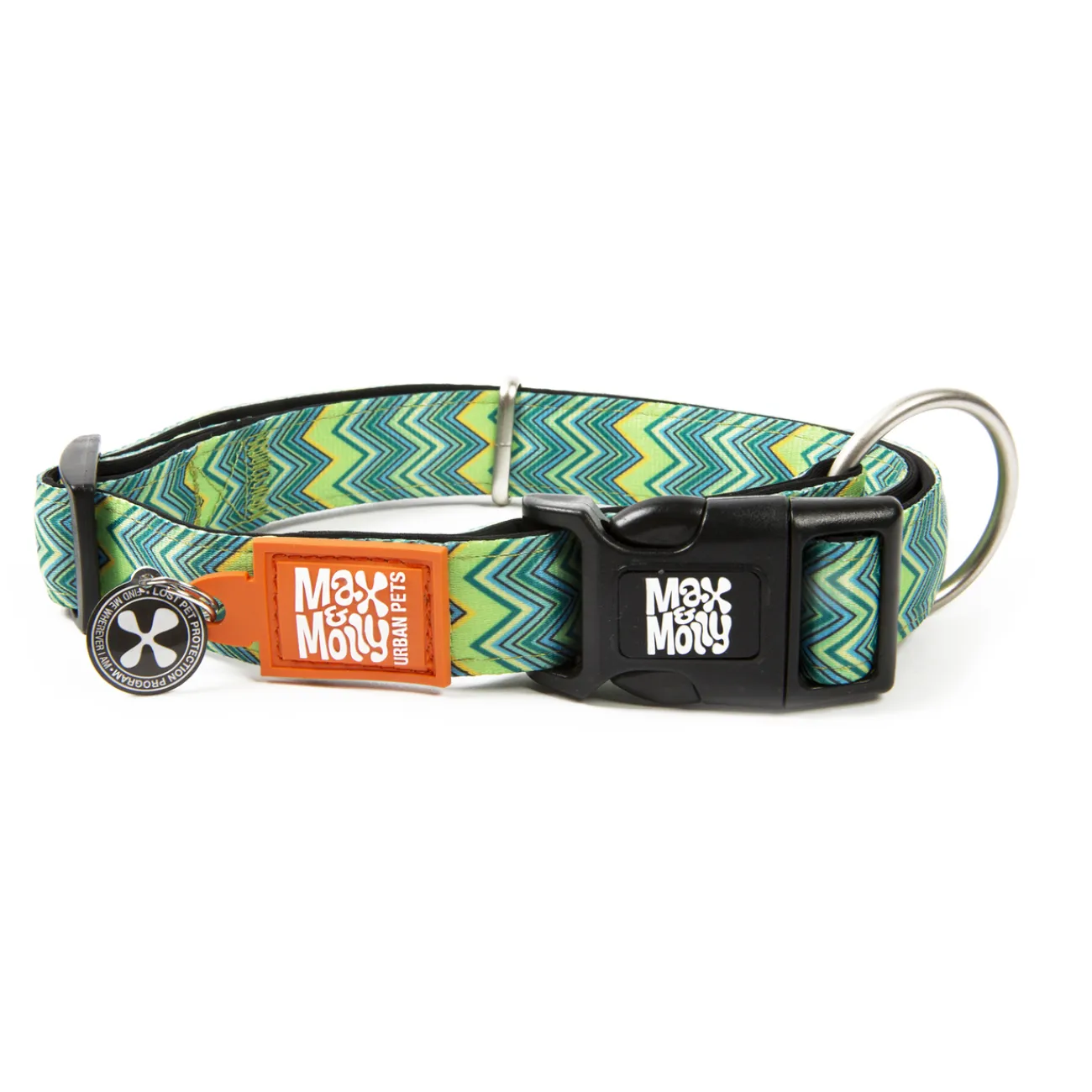 Max & Molly Hundehalsbänder | Hundehalsbänder- Smart ID Hundehalsband Vintage bunt