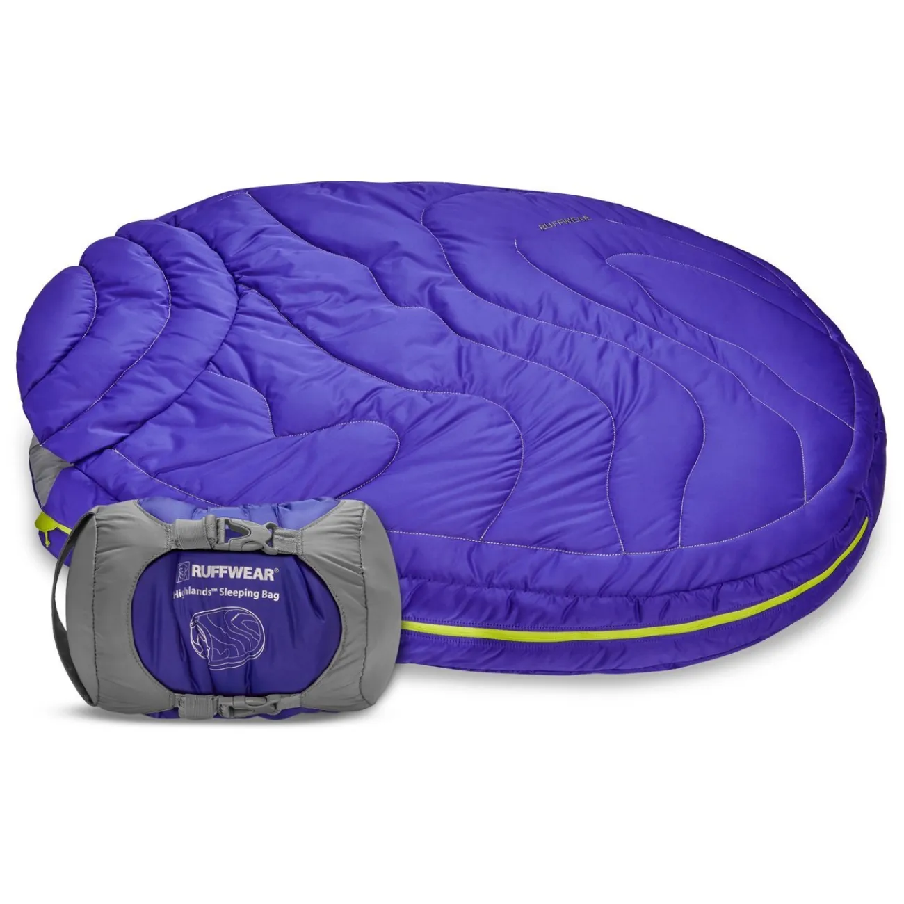 Ruffwear Reisenäpfe Und Trinkflaschen | Kotbeutelspender- Highlands Sleeping Bag鈩ür Hunde blau