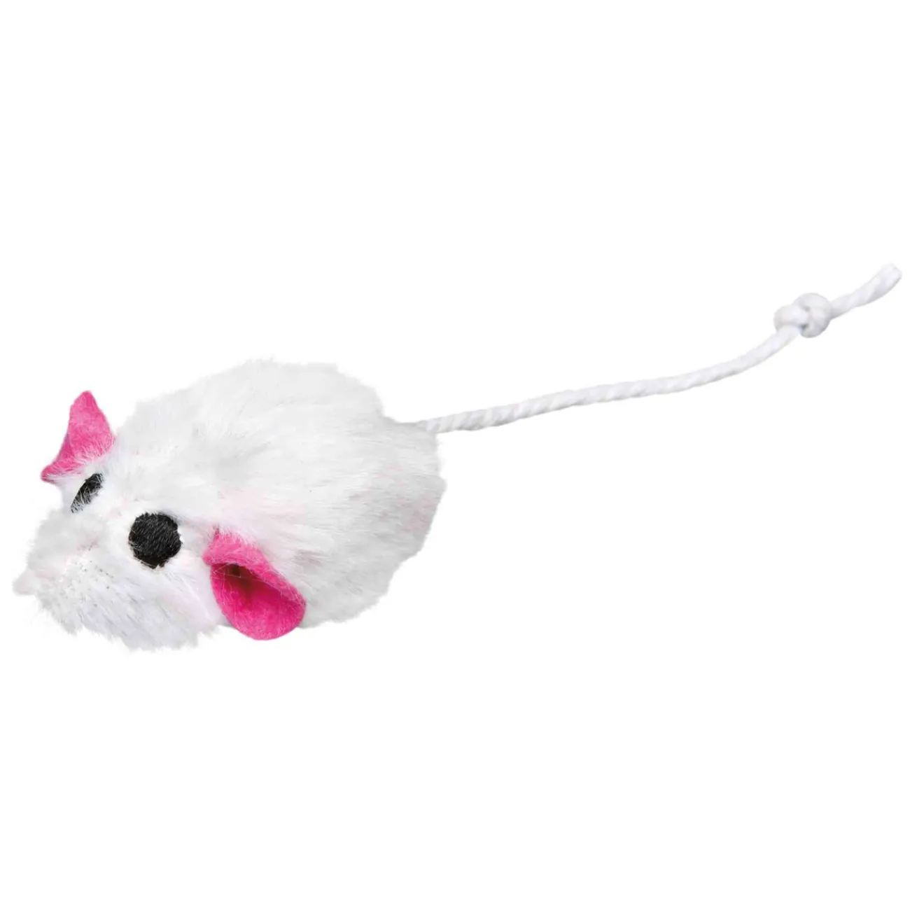 TRIXIE Trixie Katzensnacks | Trixie Cat Activity- 6 Spielmäuse mit Katzenminze Kern weiss