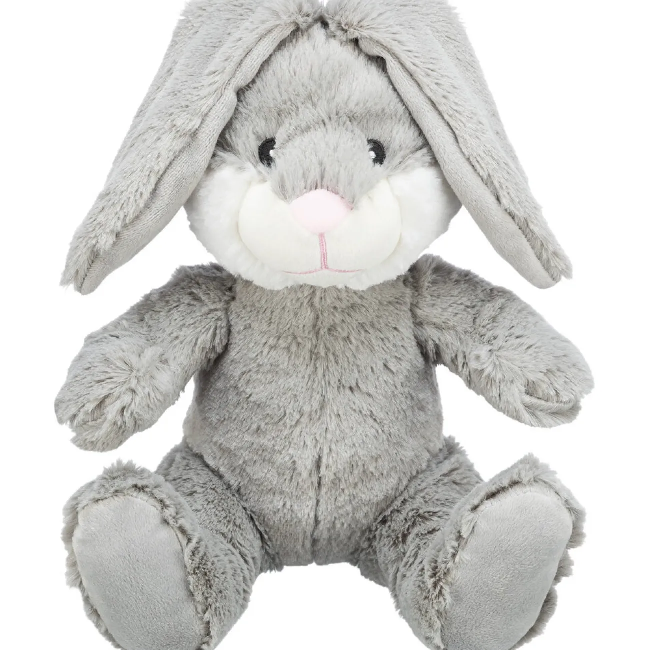 TRIXIE Wasserspielzeug | Hundebälle- Be Eco Hase Evan grau
