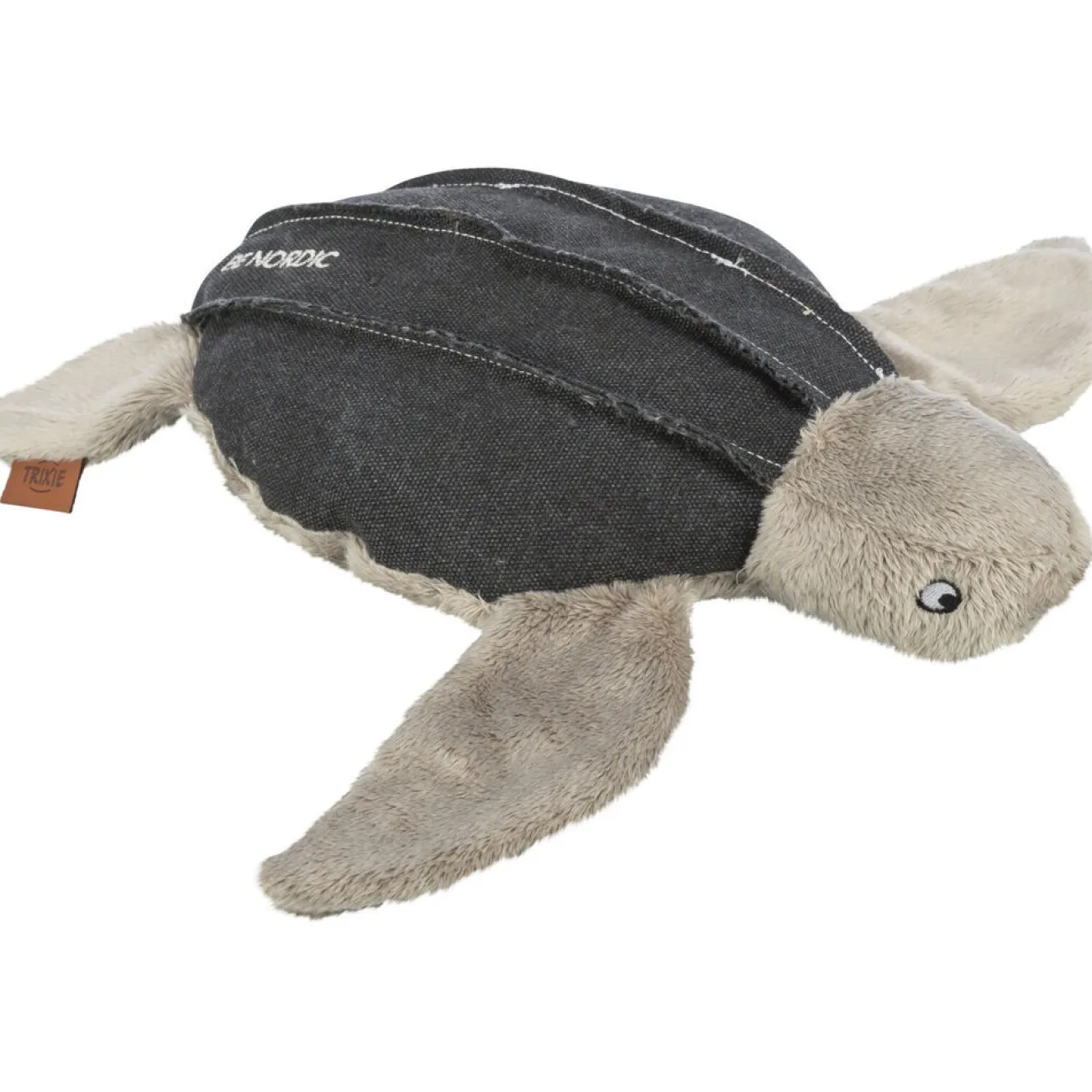 TRIXIE Wasserspielzeug | Hundebälle- BE NORDIC Schildkröte Hauke grau