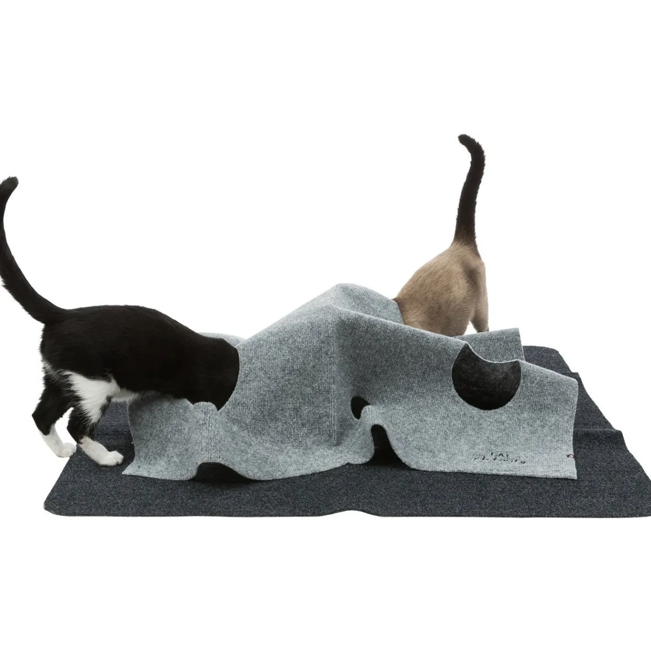 TRIXIE Trixie Katzensnacks | Trixie Cat Activity- Cat Activity Adventure Teppich für Katzen grau