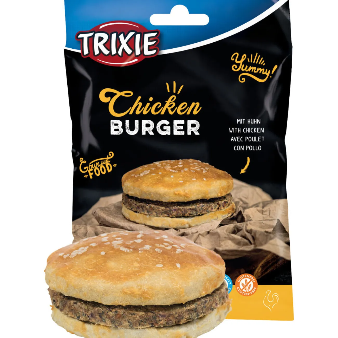 TRIXIE Trainingssnacks Für Hunde | Trainersnacks- Chicken Burger für Hunde