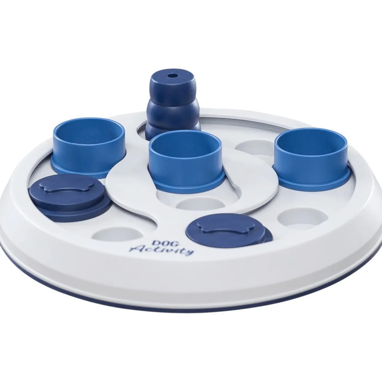 TRIXIE Wasserspielzeug | Hundebälle- Dog Activity Strategiespiel Flip & Fun für Hunde blau