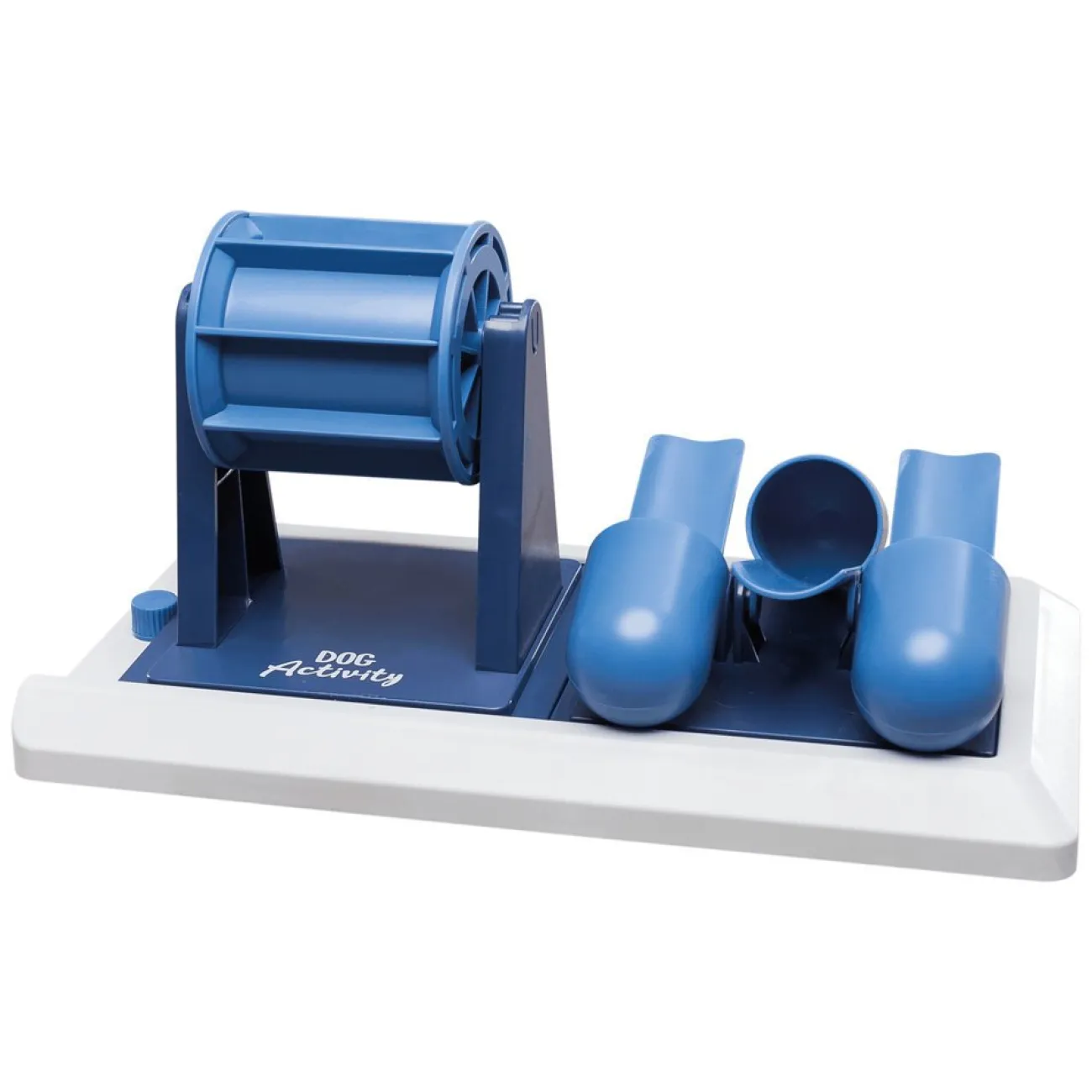 TRIXIE Wasserspielzeug | Hundebälle- Dog Activity Strategiespiel Poker Box Vario 2 für Hunde blau