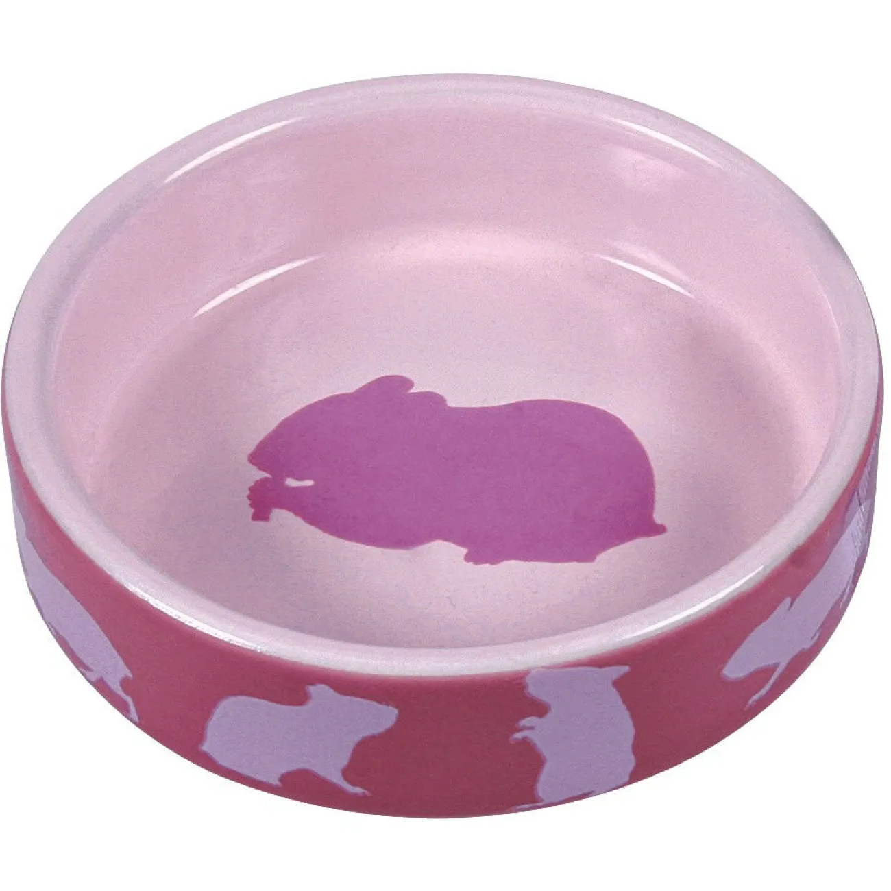 TRIXIE Kleintiershop | Kleintier Futternäpfe- Hamsternapf aus Keramik mit Motiv mehrfarbig