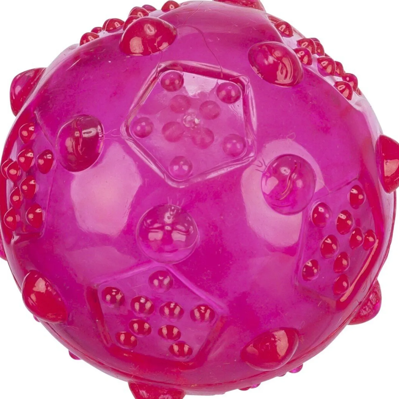 TRIXIE Welpenzubehör- Hunde Gummi Ball TPR magenta