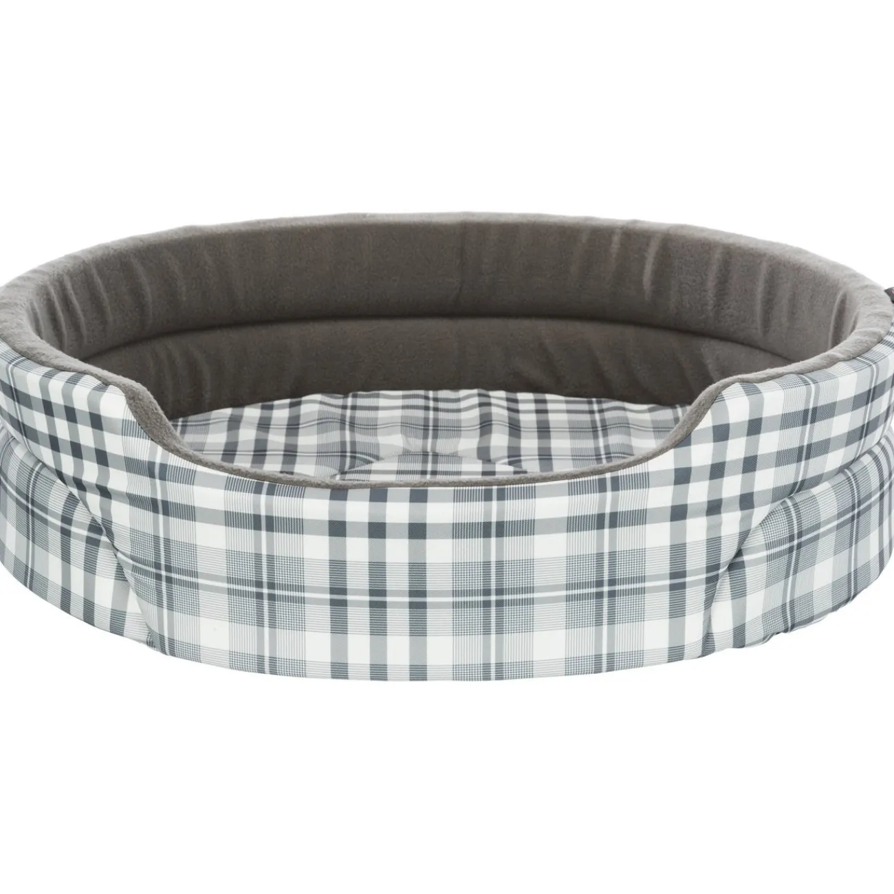 TRIXIE Hundeschlafplätze | Hundeschlafplätze- Hundebett mit hohem Rand Lucky grau