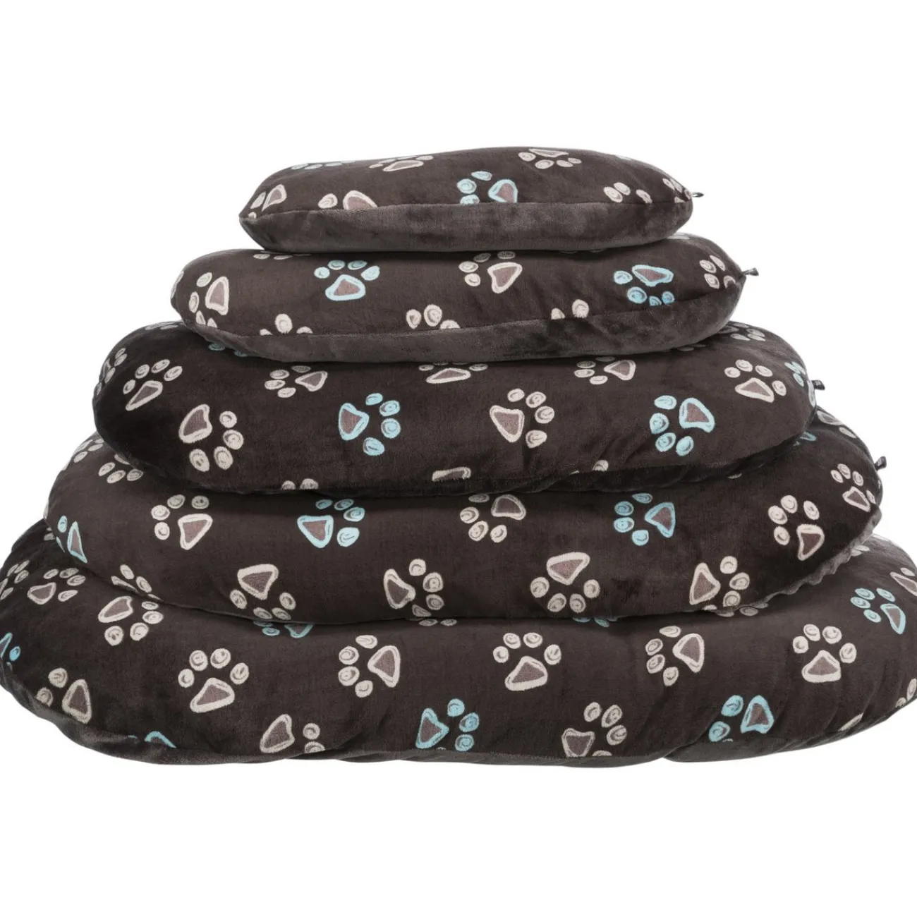TRIXIE Hundeschlafplätze | Hundeschlafplätze- Hundekissen Jimmy oval grau