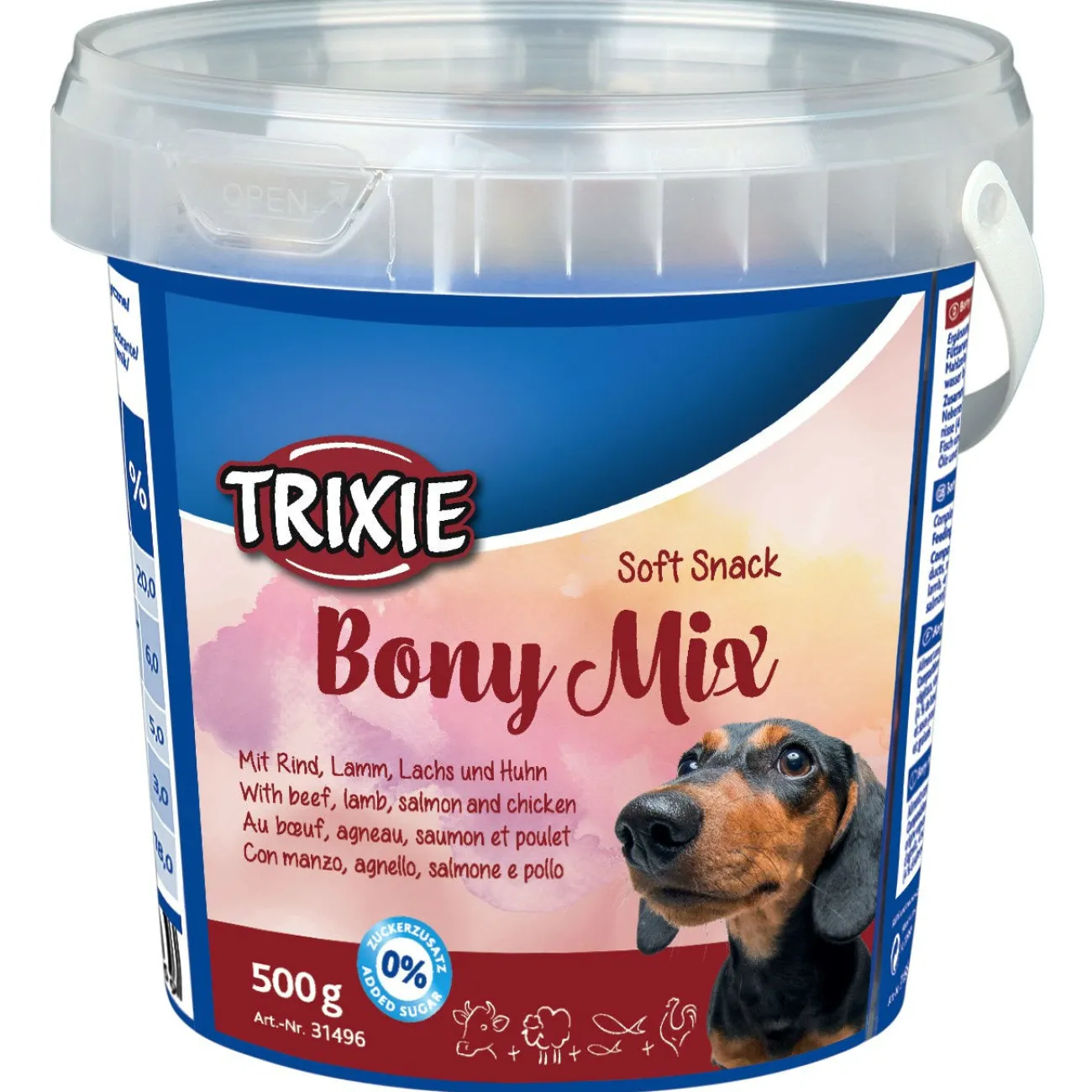 TRIXIE Trainingssnacks Für Hunde | Trainersnacks- Hundesnack Bony Mix Eimer