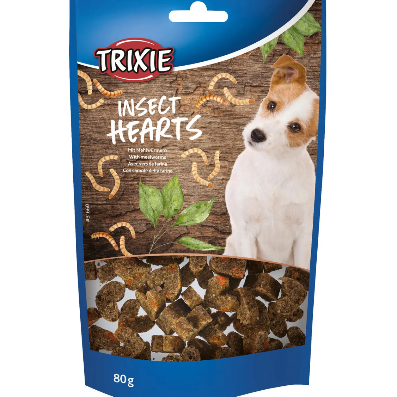 TRIXIE Trainingssnacks Für Hunde | Trainersnacks- Insect Hearts Hundesnack