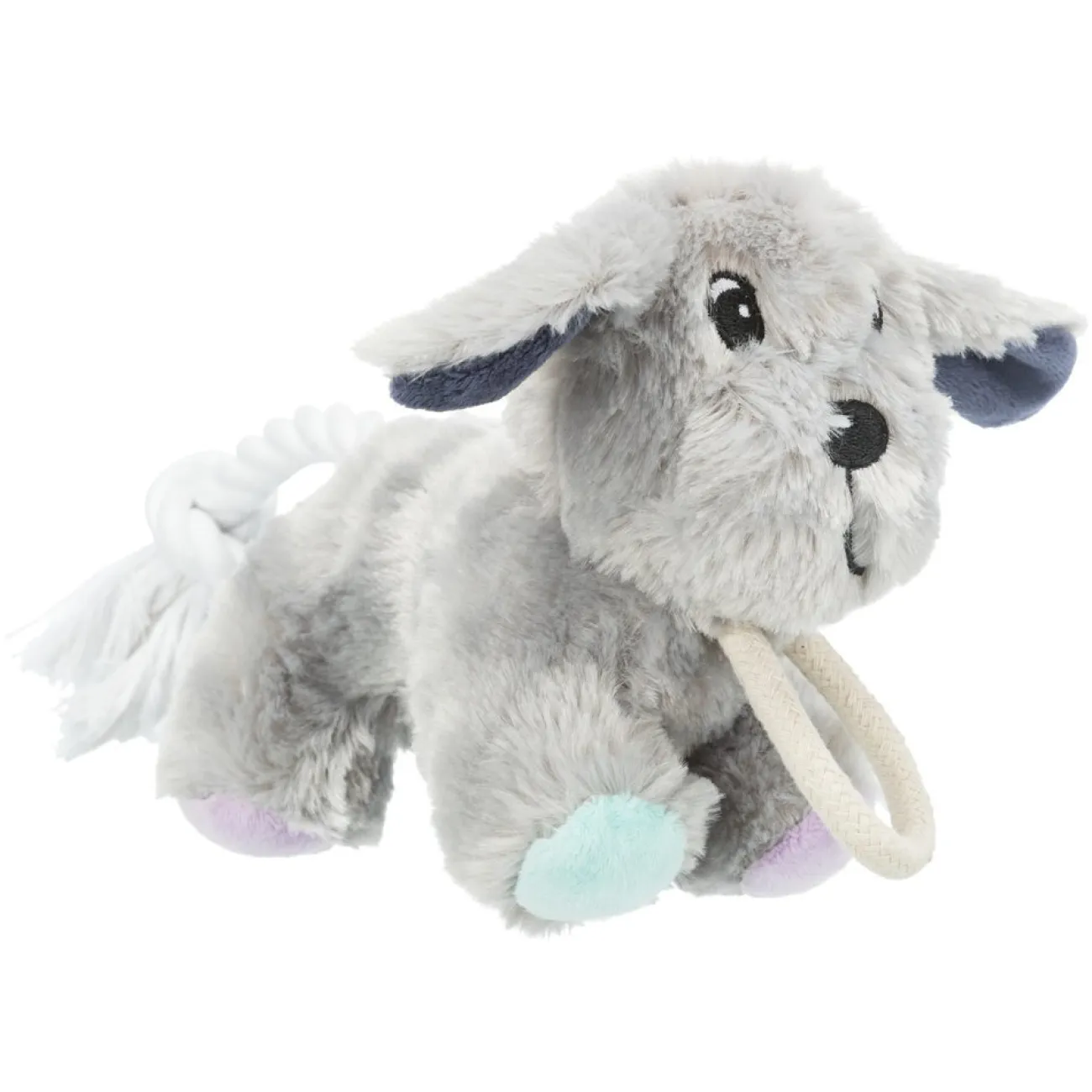 TRIXIE Trixie Junior Kitten | Trixie Junior Kitten- Junior Hund mit Tau für Welpen grau