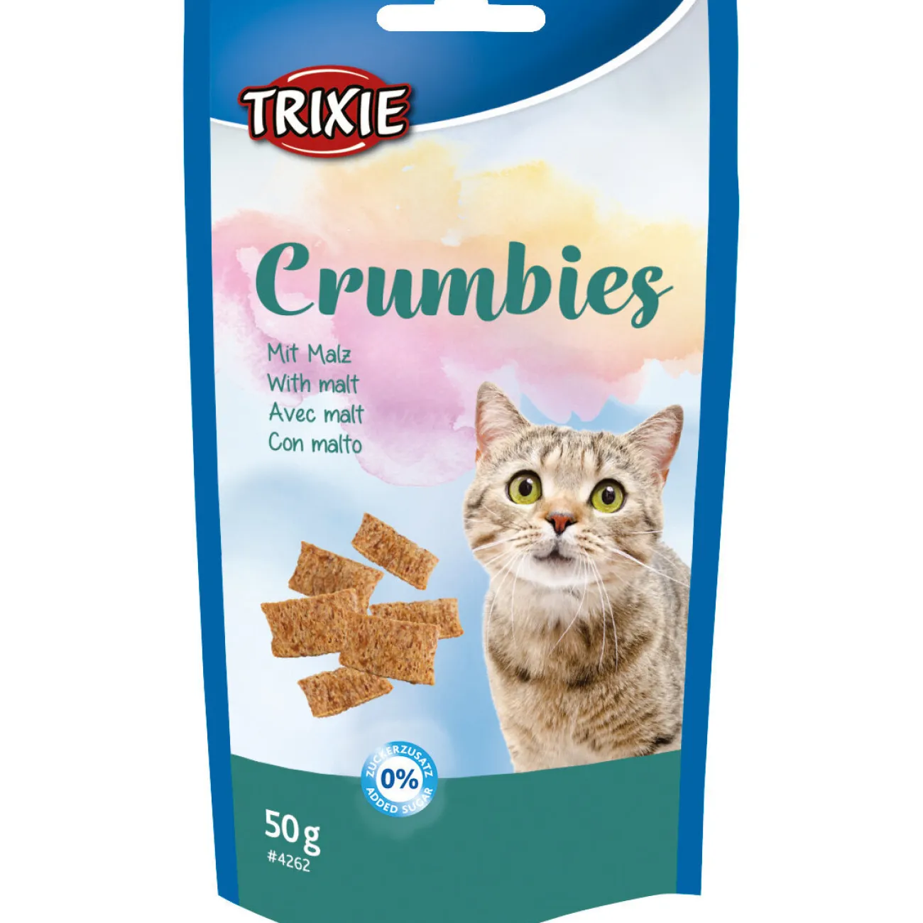 TRIXIE Dokas Katzensnacks | Dr. Clauder'S Snack It- Katzen Leckerli Light Crumbies mit Malz