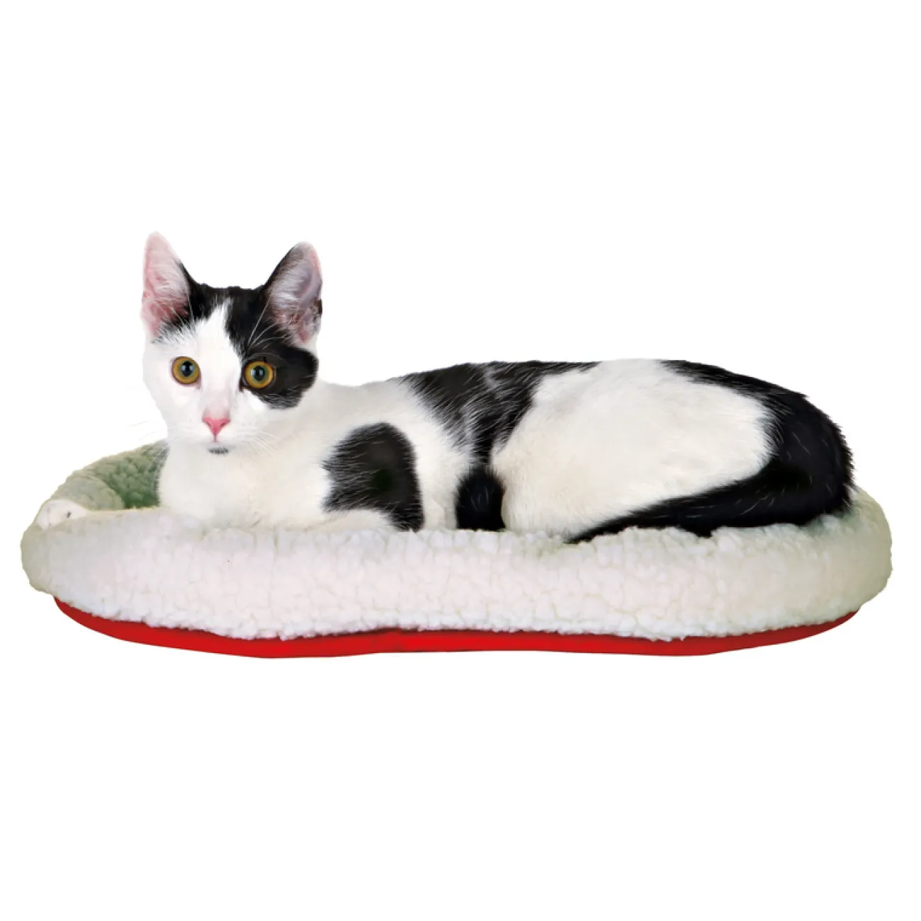 TRIXIE Katzenhäuser | Heizungsliegen- Katzen-Kuschelbett rot