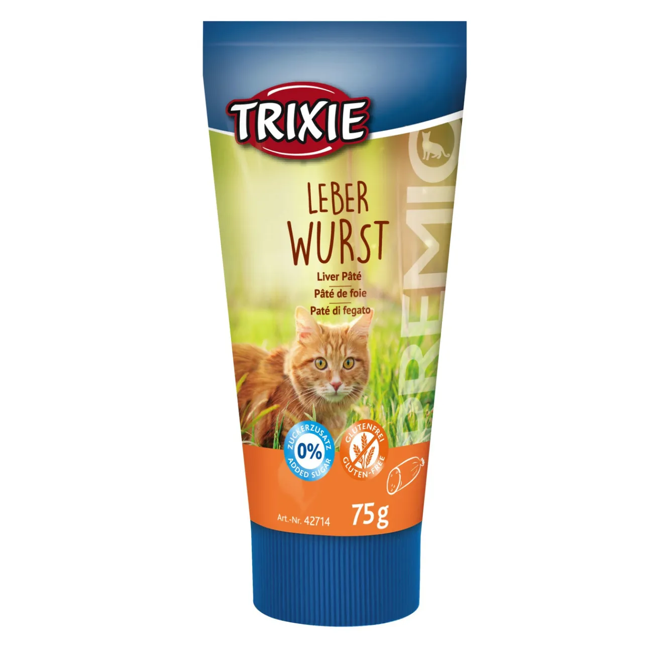 TRIXIE Dokas Katzensnacks | Dr. Clauder'S Snack It- Katzenleberwurst Premio