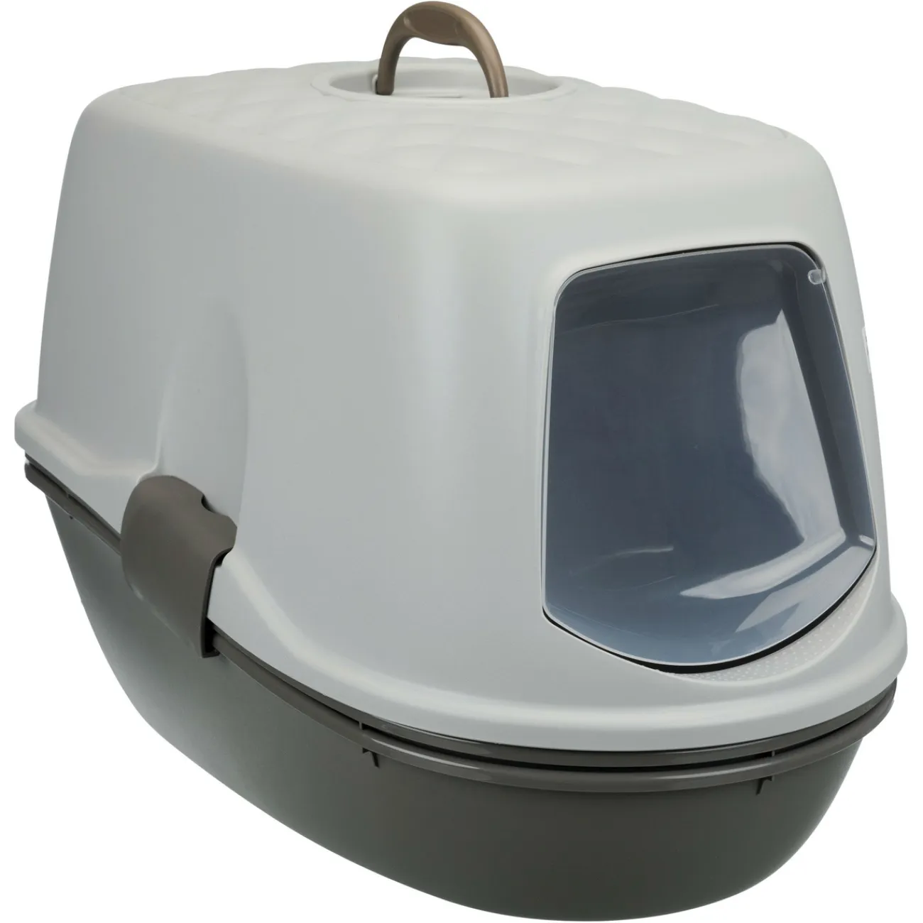 TRIXIE Trixie Katzensnacks | Trixie Cat Activity- Katzentoilette Berto Top mit Dach