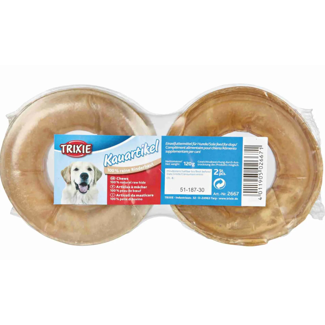TRIXIE Trainingssnacks Für Hunde | Trainersnacks- Kauring für Hunde
