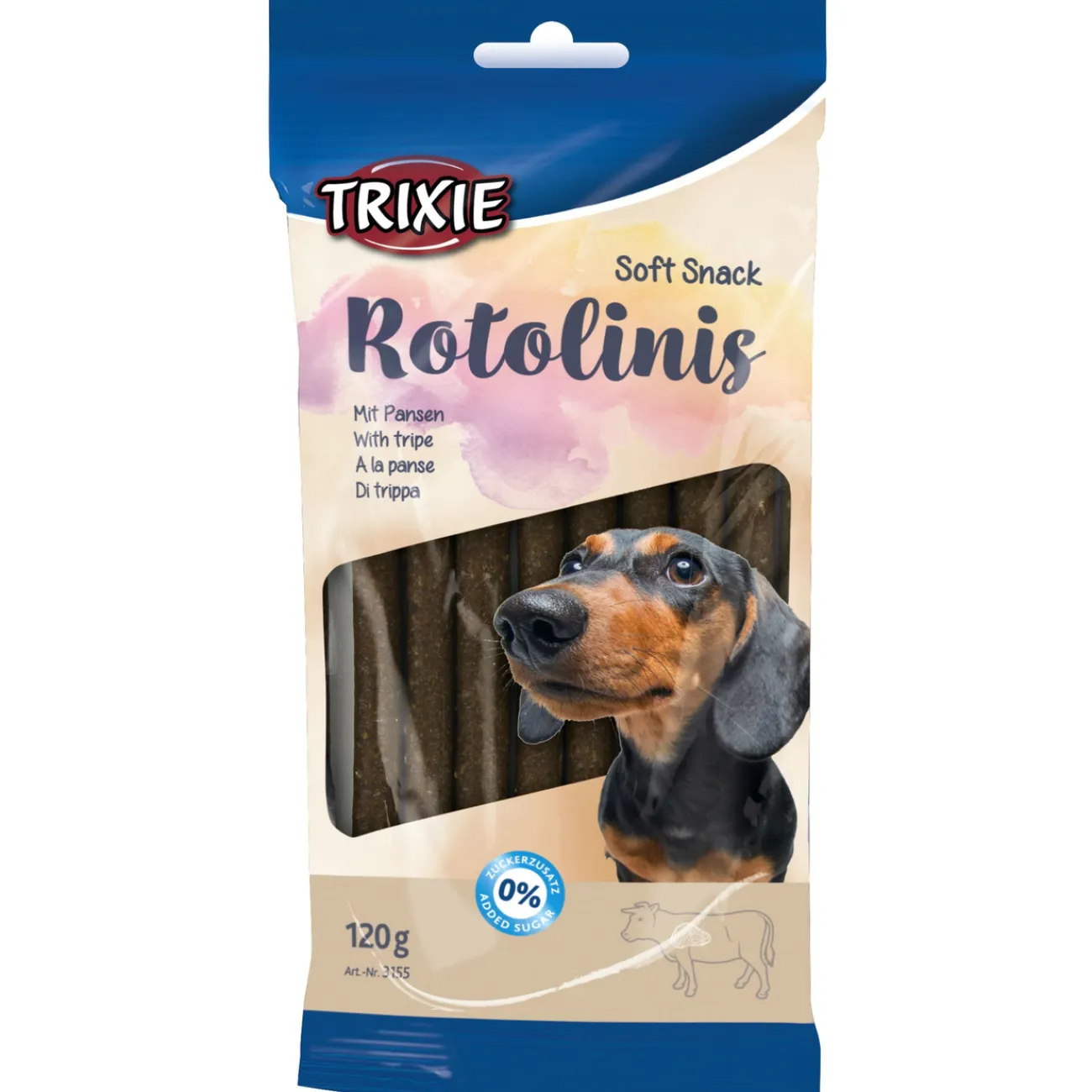 TRIXIE Trainingssnacks Für Hunde | Trainersnacks- Kaustangen Hund Rotolinis