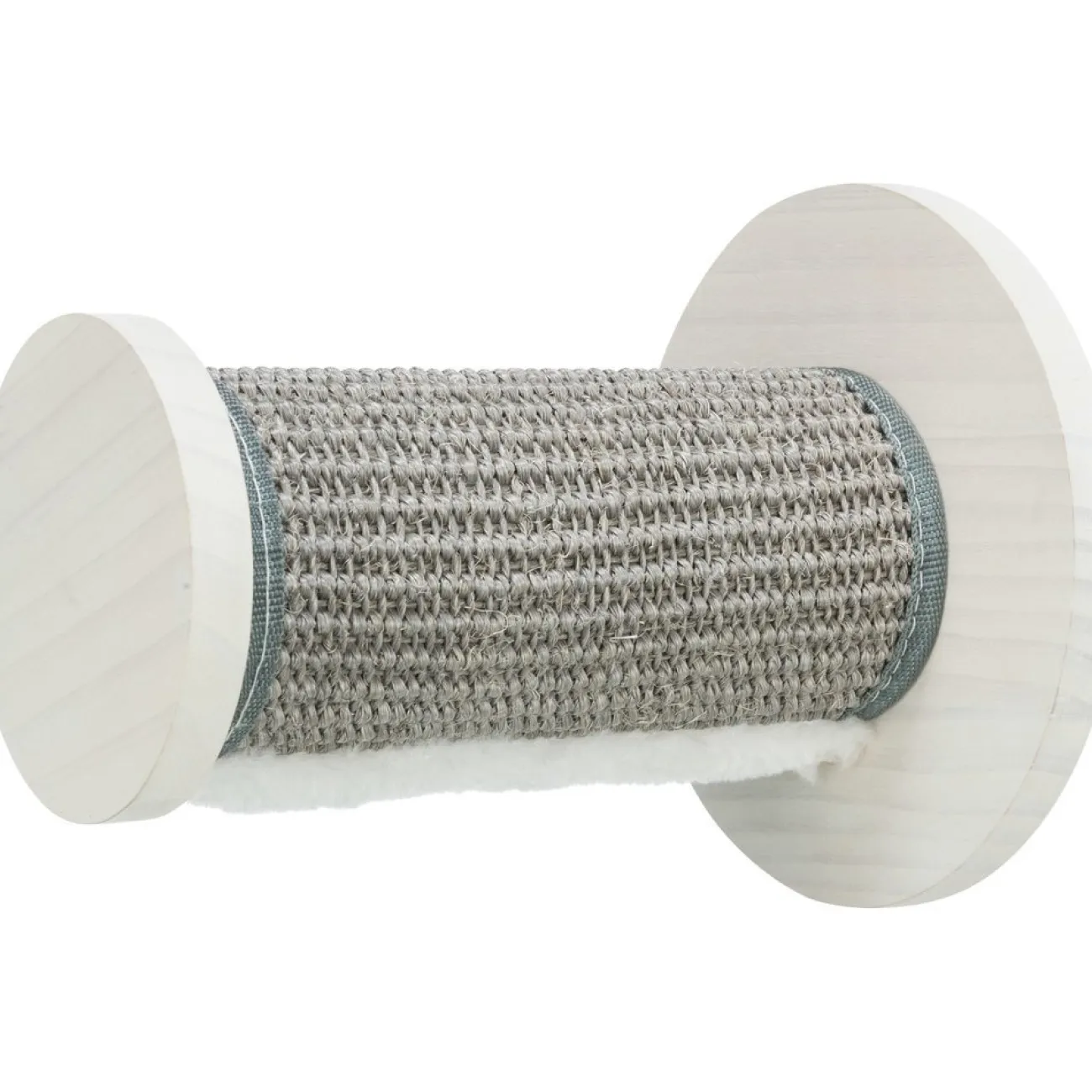 TRIXIE Wandmöbel | Kratzpappen- Kletterstufe Sisal Wandmontage grau