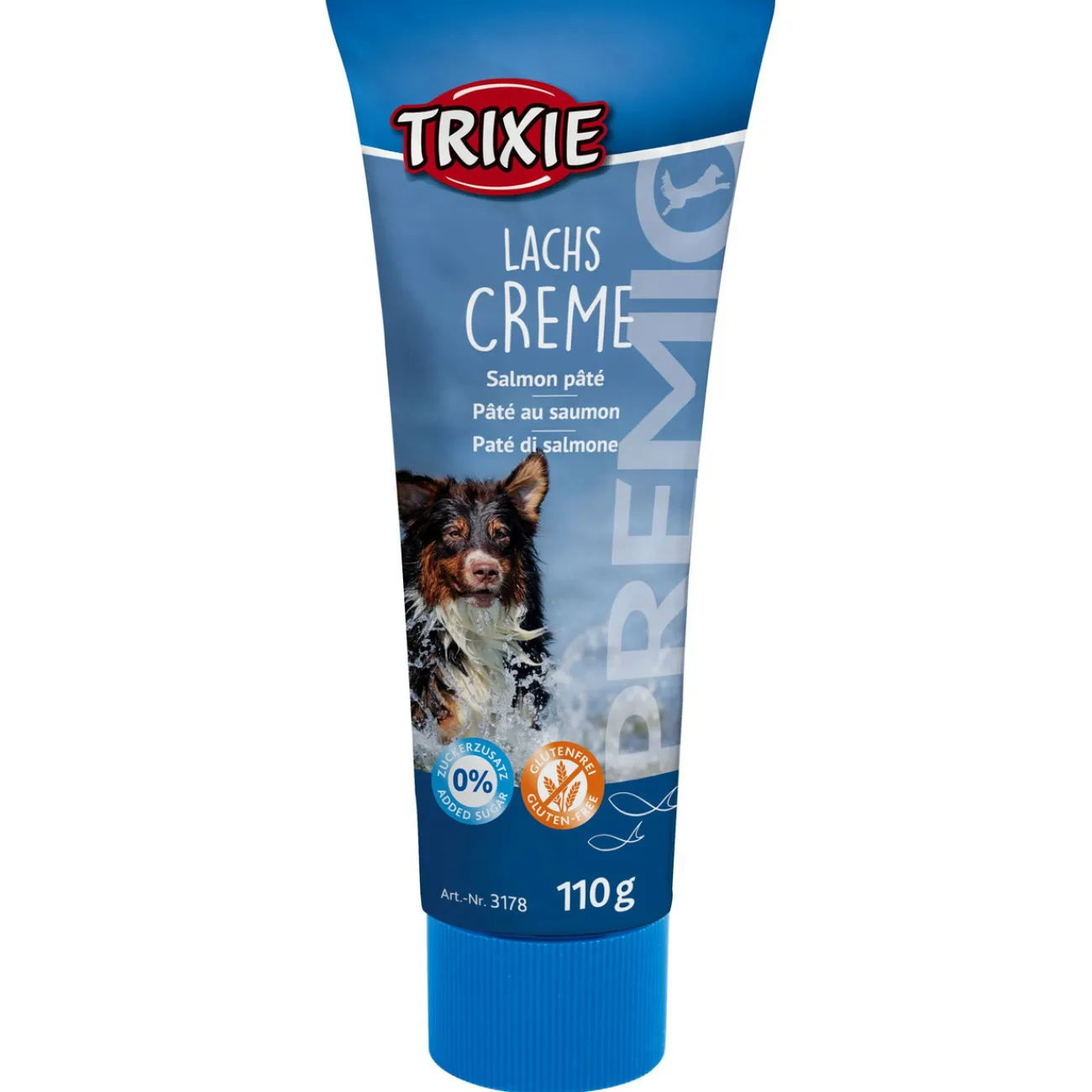 TRIXIE Trainingssnacks Für Hunde | Trainersnacks- Lachscreme für Hunde aus der Tube