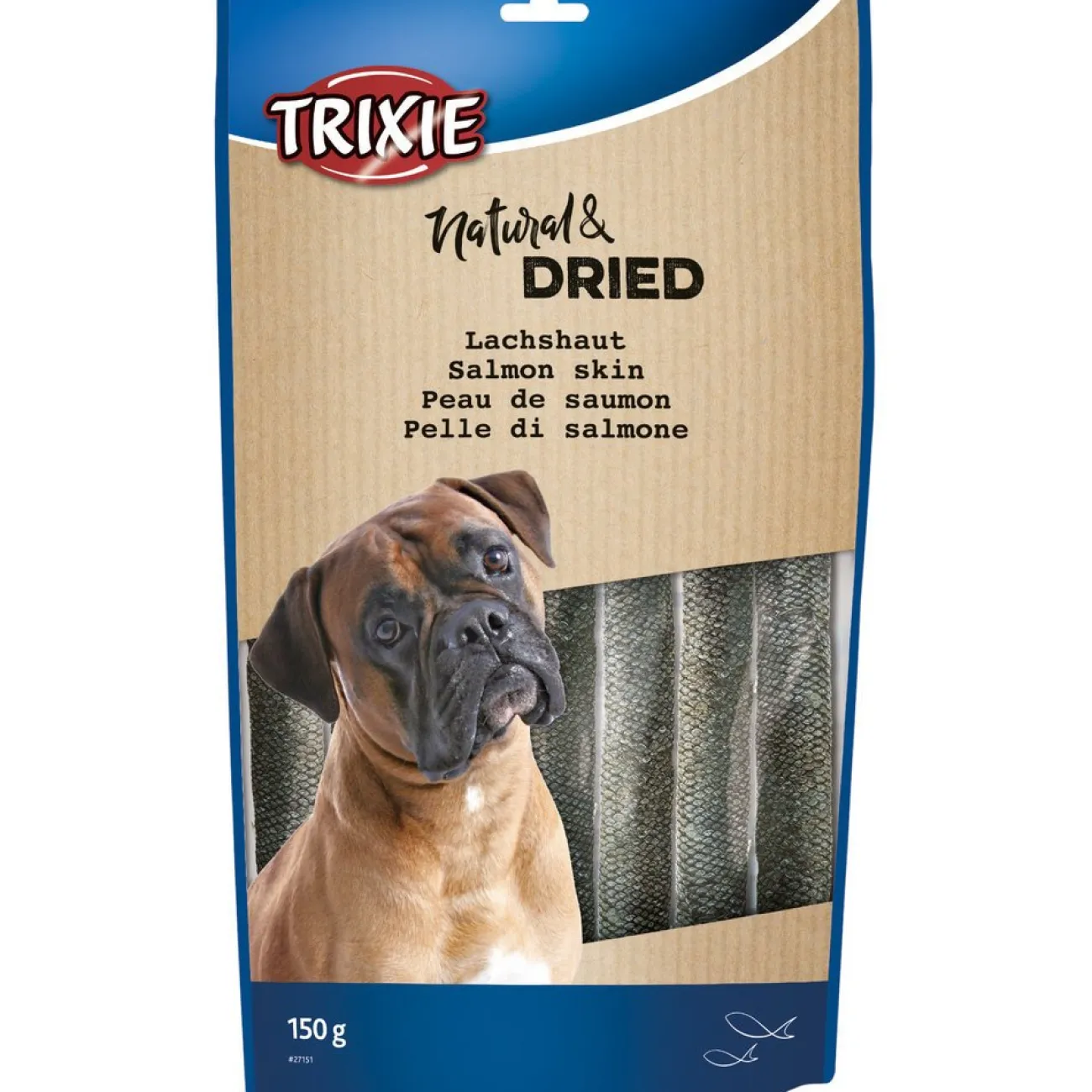 TRIXIE Trainingssnacks Für Hunde | Trainersnacks- Lachshaut Kauartikel