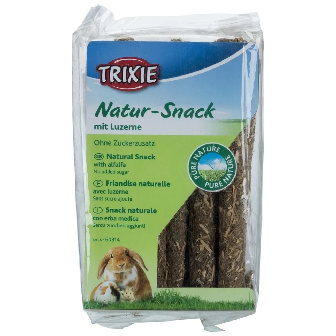 TRIXIE Nagersnacks, Ergänzungsfutter | Nagersnacks & Ergänzung- Nager Snack Luzerne Knabber Sticks